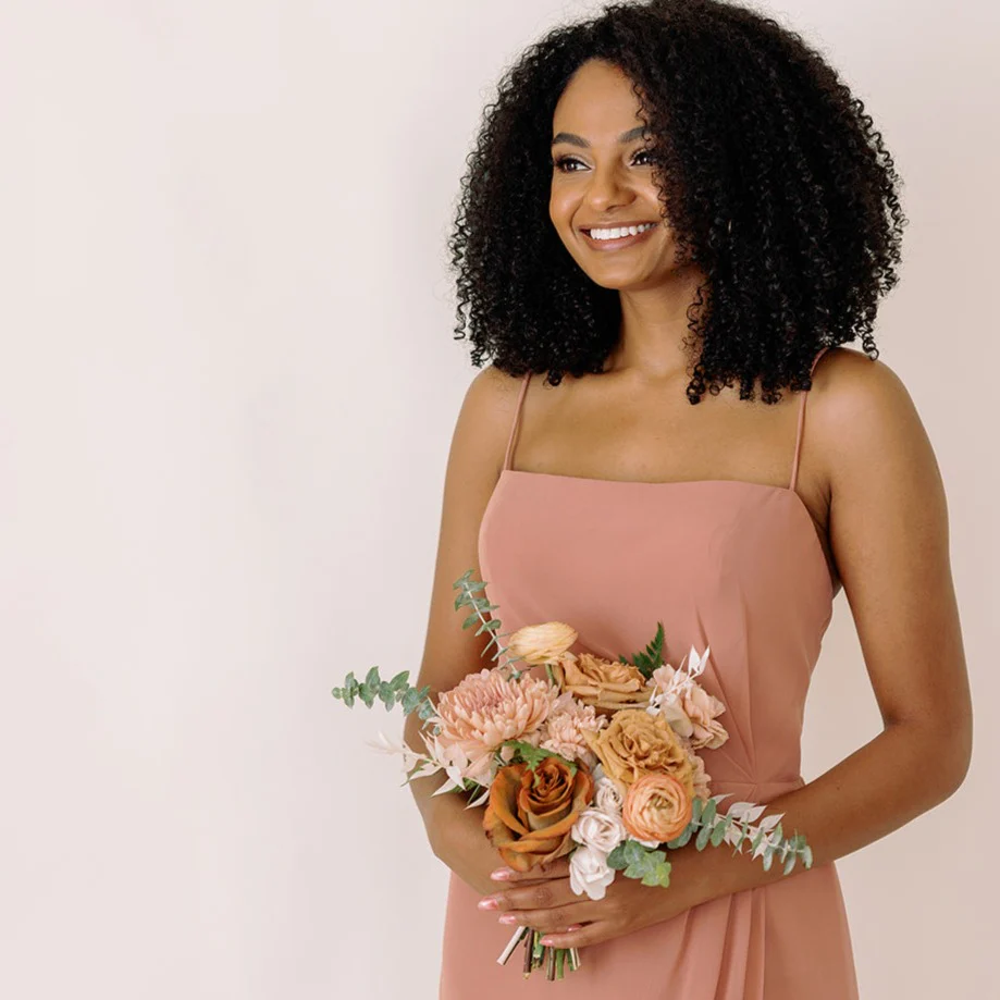5-6 Terracotta Full DIY Bridesmaid Bouquets