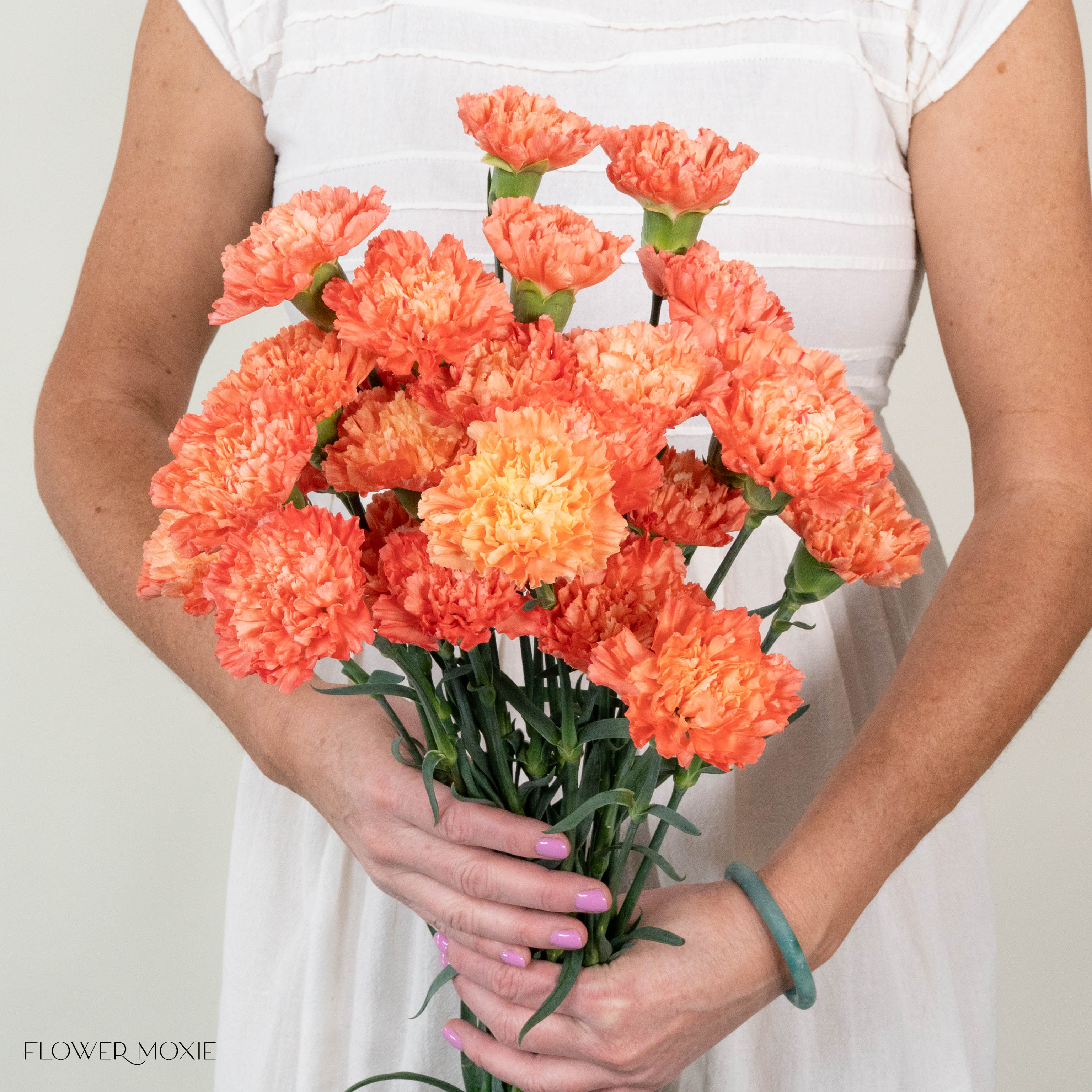 Apricot Carnation Flower - Image 4