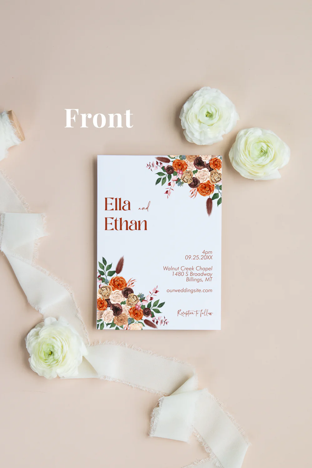 Autumn Invitation Suite Template - 030 - Image 3