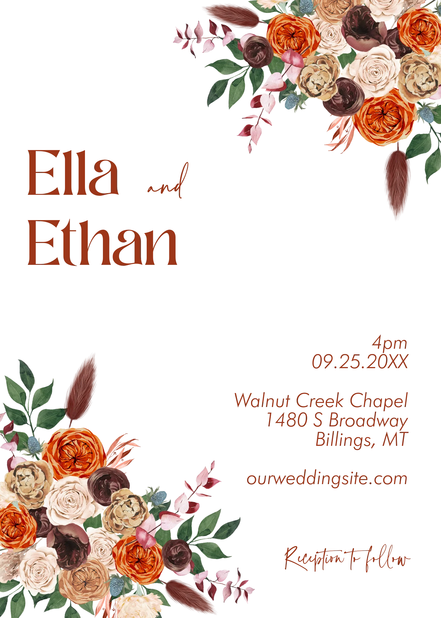 Autumn Invitation Suite Template - 030 - Image 6