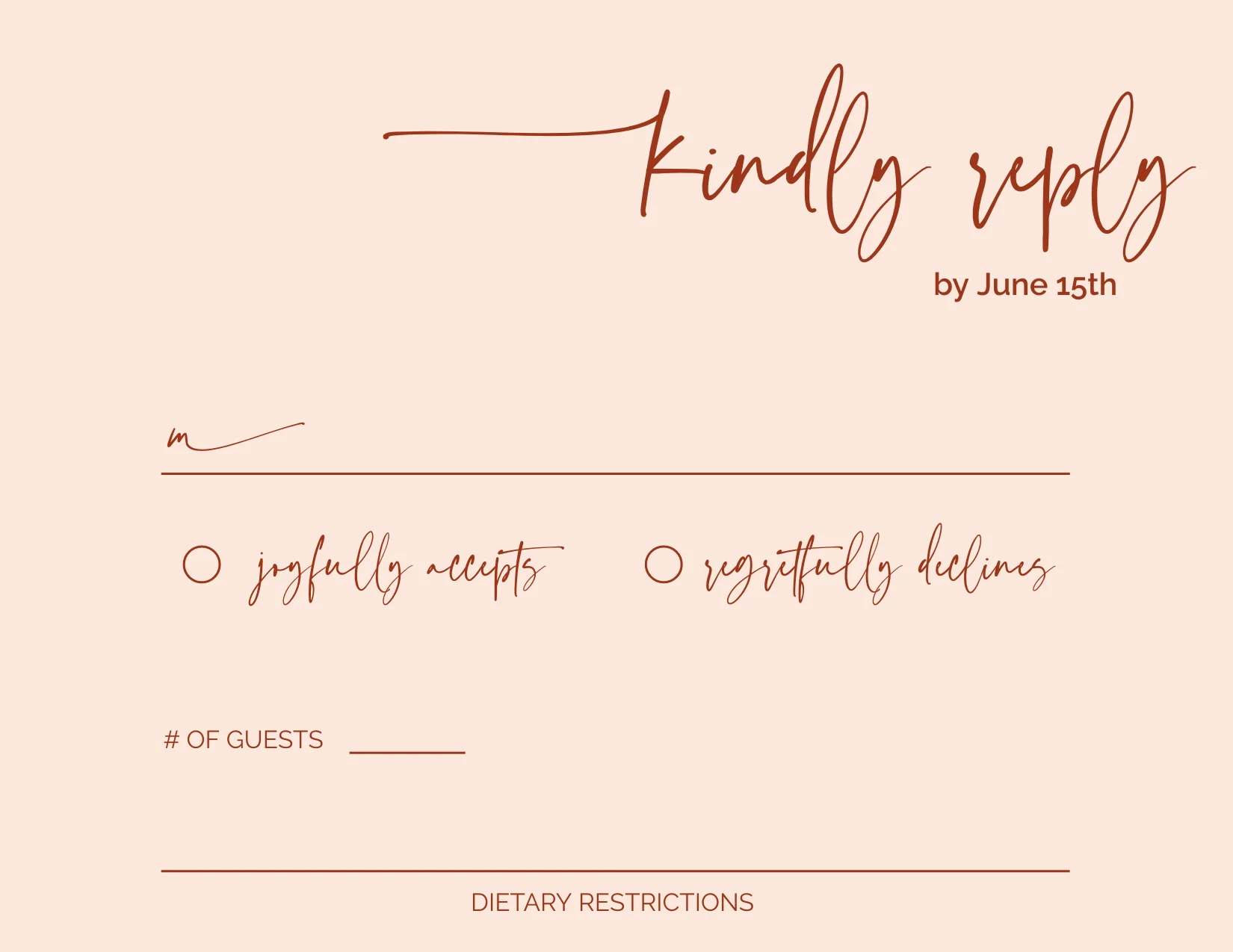 Autumn Minimalist Invitation Suite Template - 025 - Image 8