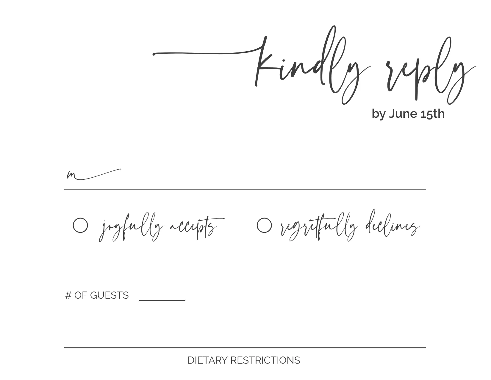 Black and White Minimalist Invitation Suite Template - 025 - Image 9