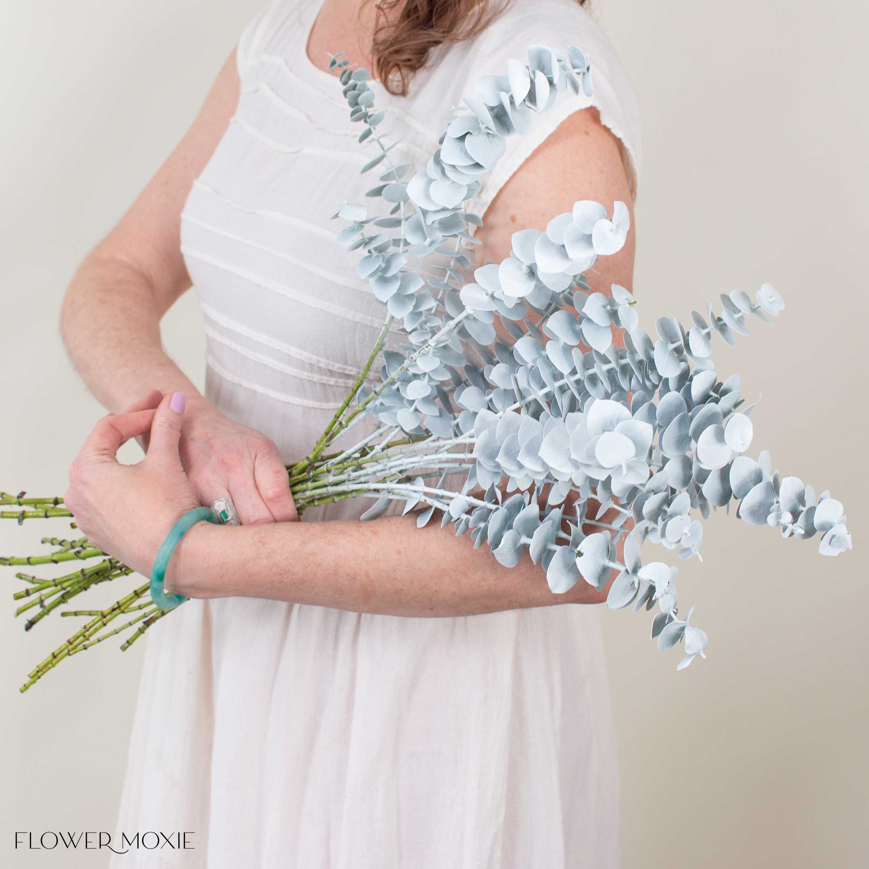 Tinted White Baby Eucalyptus Greenery - Image 3