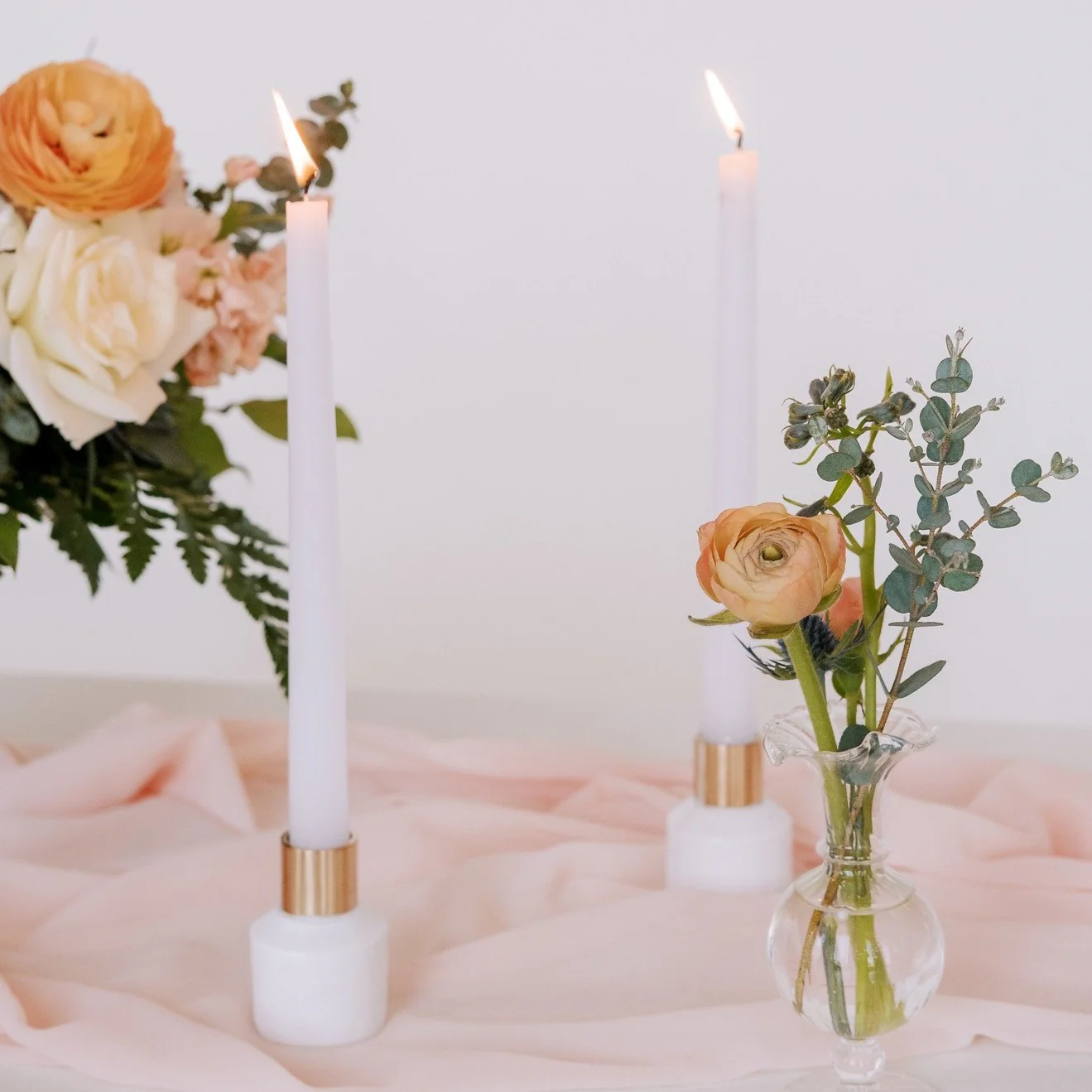 Peach and Blue Full DIY Centerpiece Kit - Makes 7-8 - Image 3