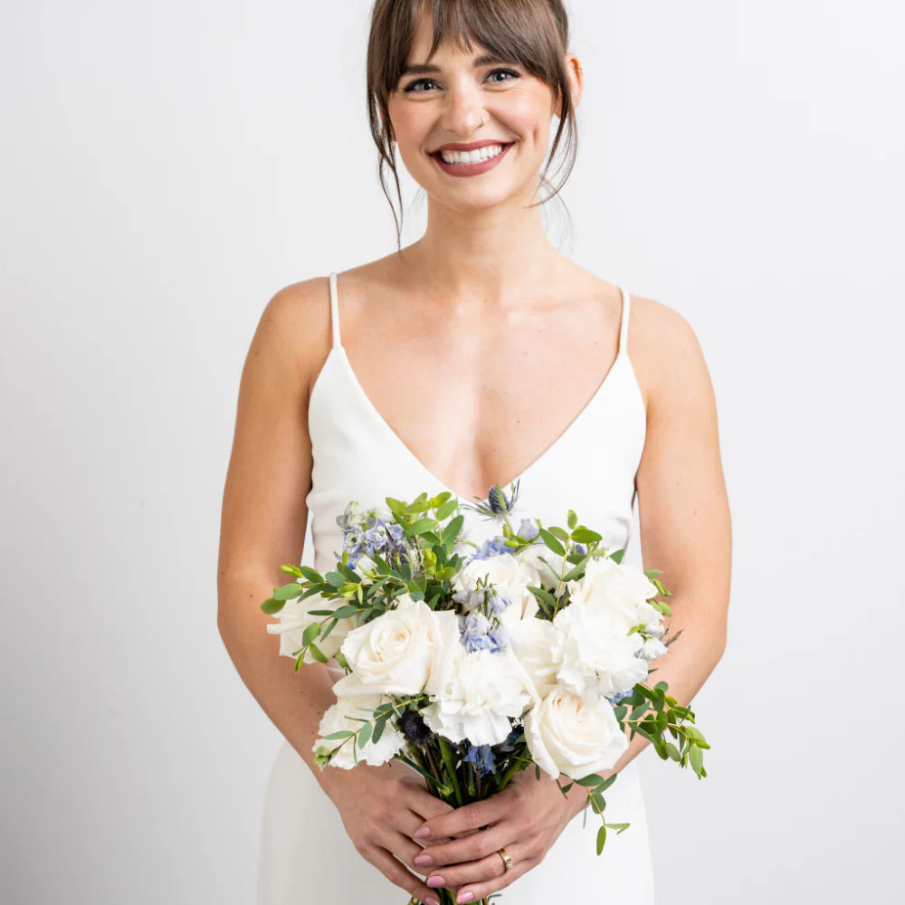 Periwinkle Bridal Bouquet