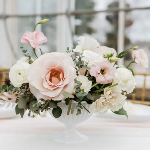 Blush and Cream Full DIY Centerpiece Kit - Makes 7-8 - Image 2