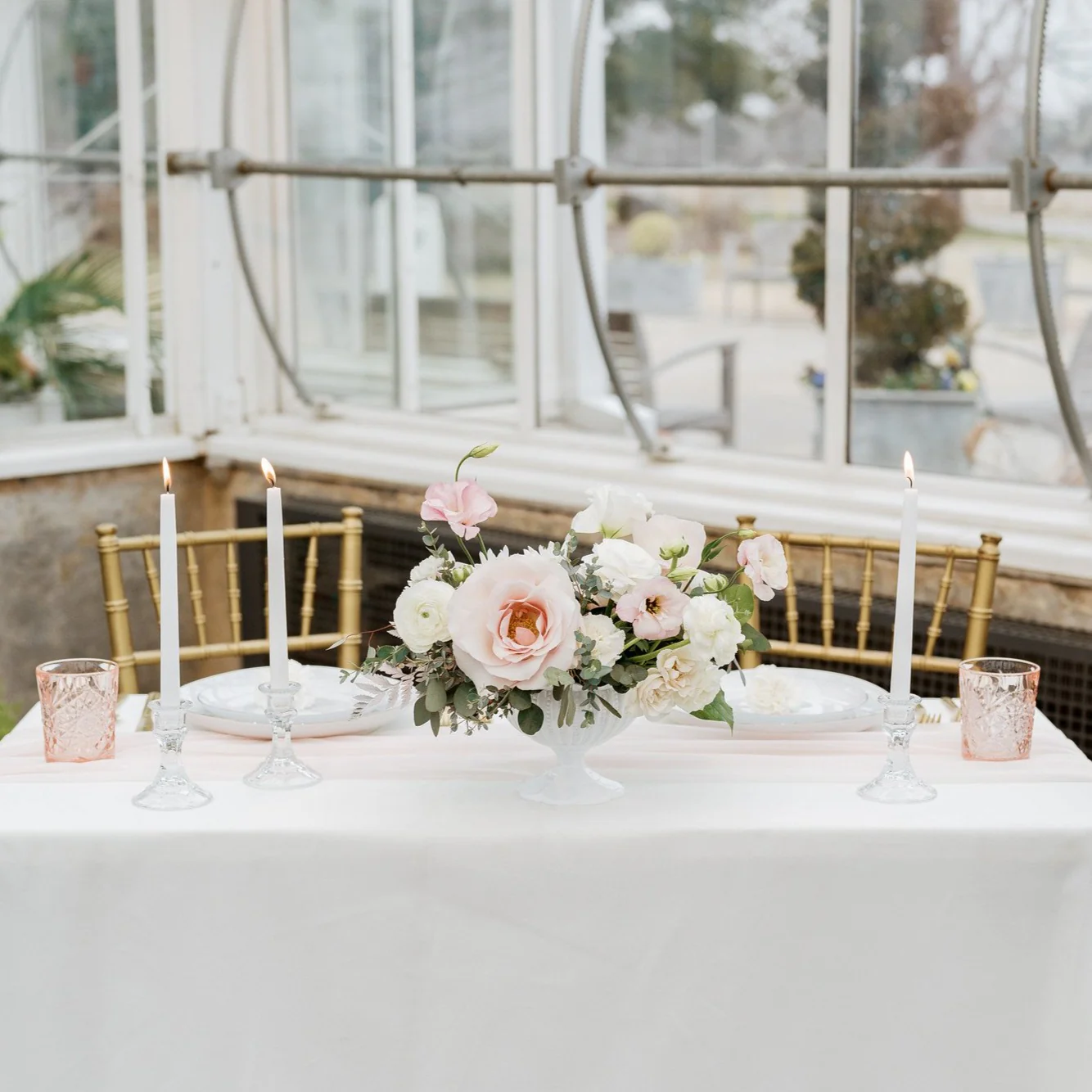 Blush and Cream Full DIY Centerpiece Kit - Makes 7-8 - Image 3