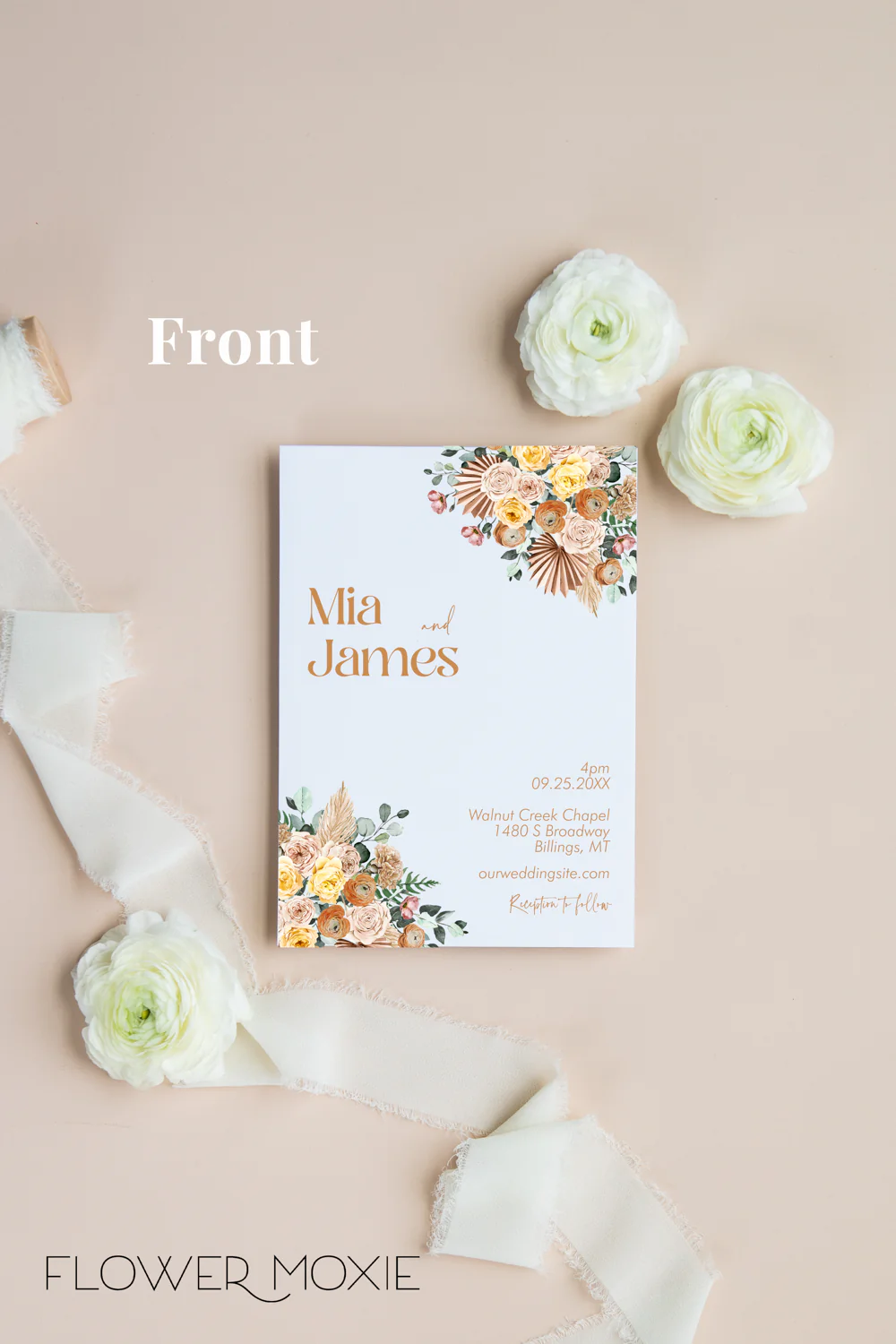 Boho Invitation Suite Template - 030 - Image 3