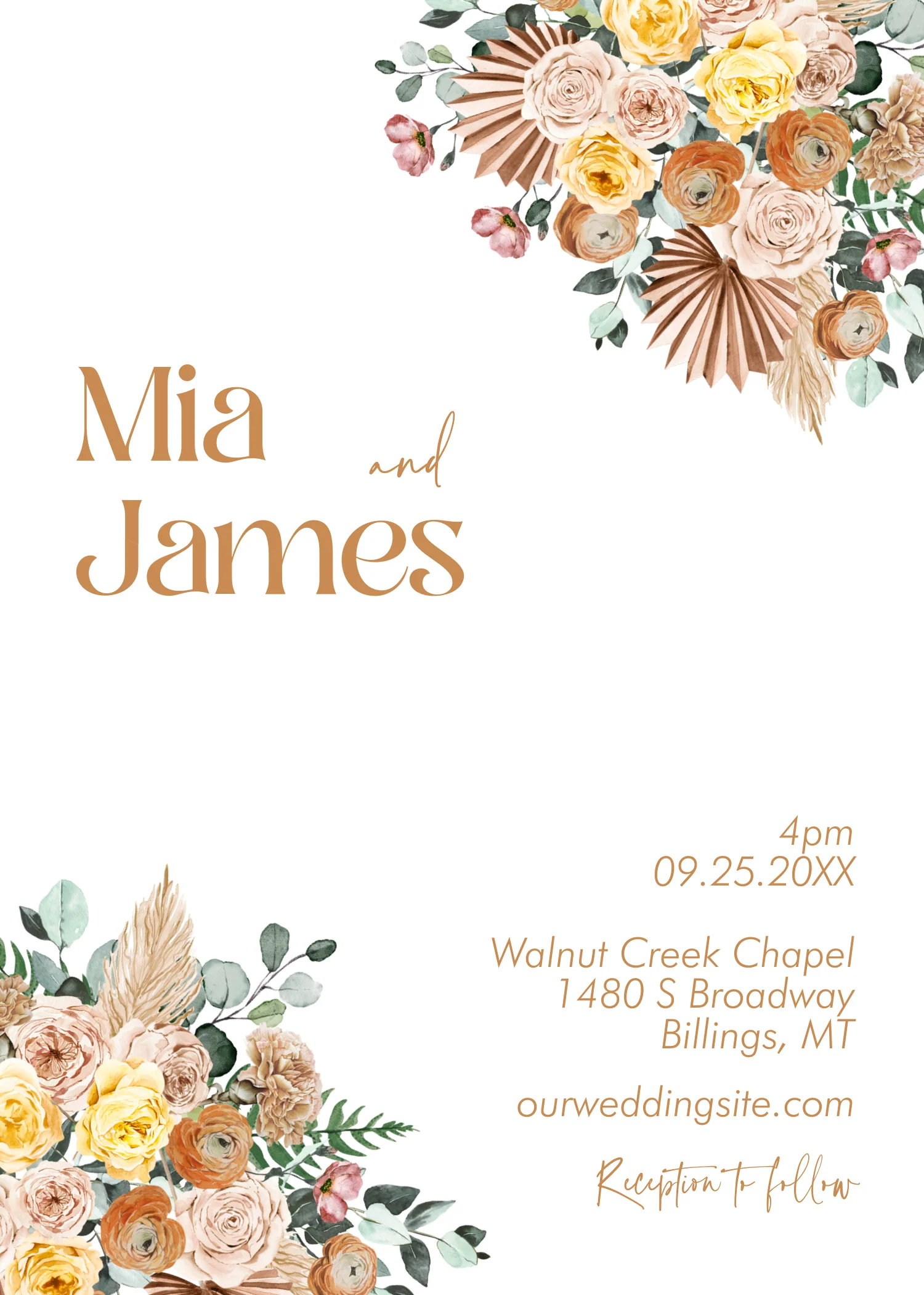 Boho Invitation Suite Template - 030 - Image 5