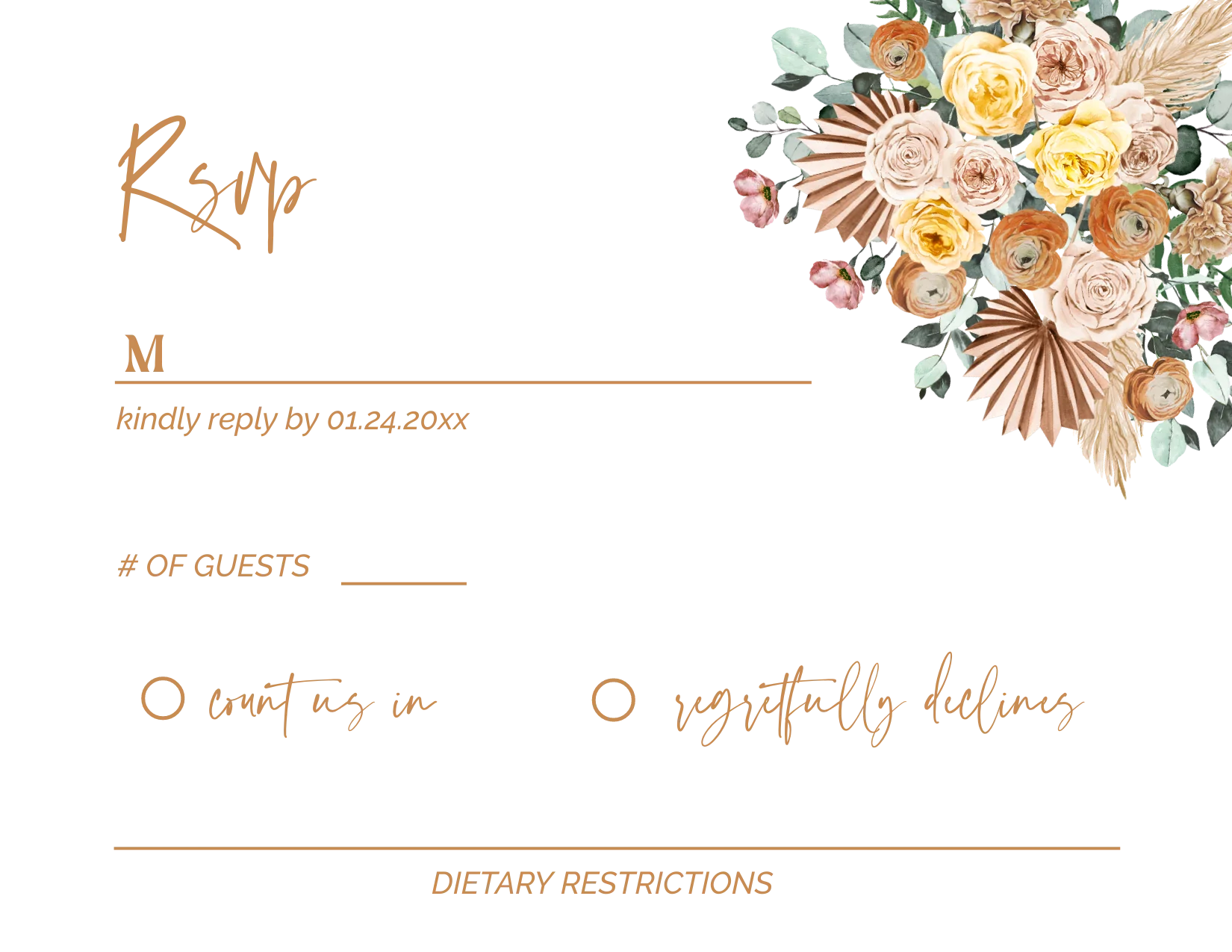 Boho Invitation Suite Template - 030 - Image 9