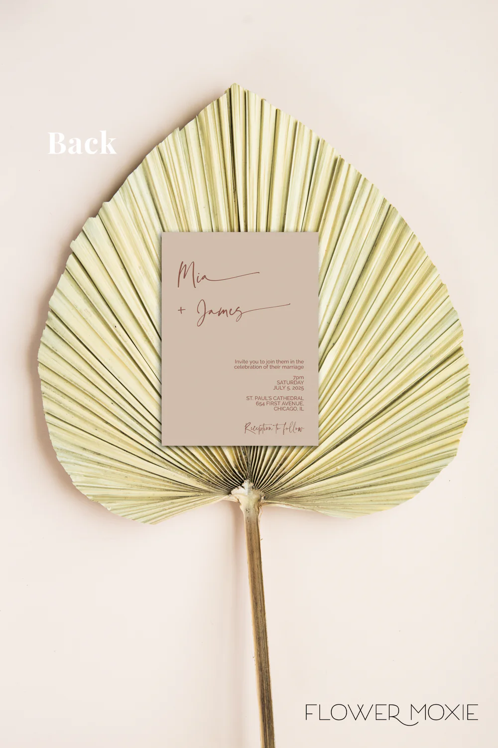 Boho Minimalist Invitation Suite Template - 025 - Image 3