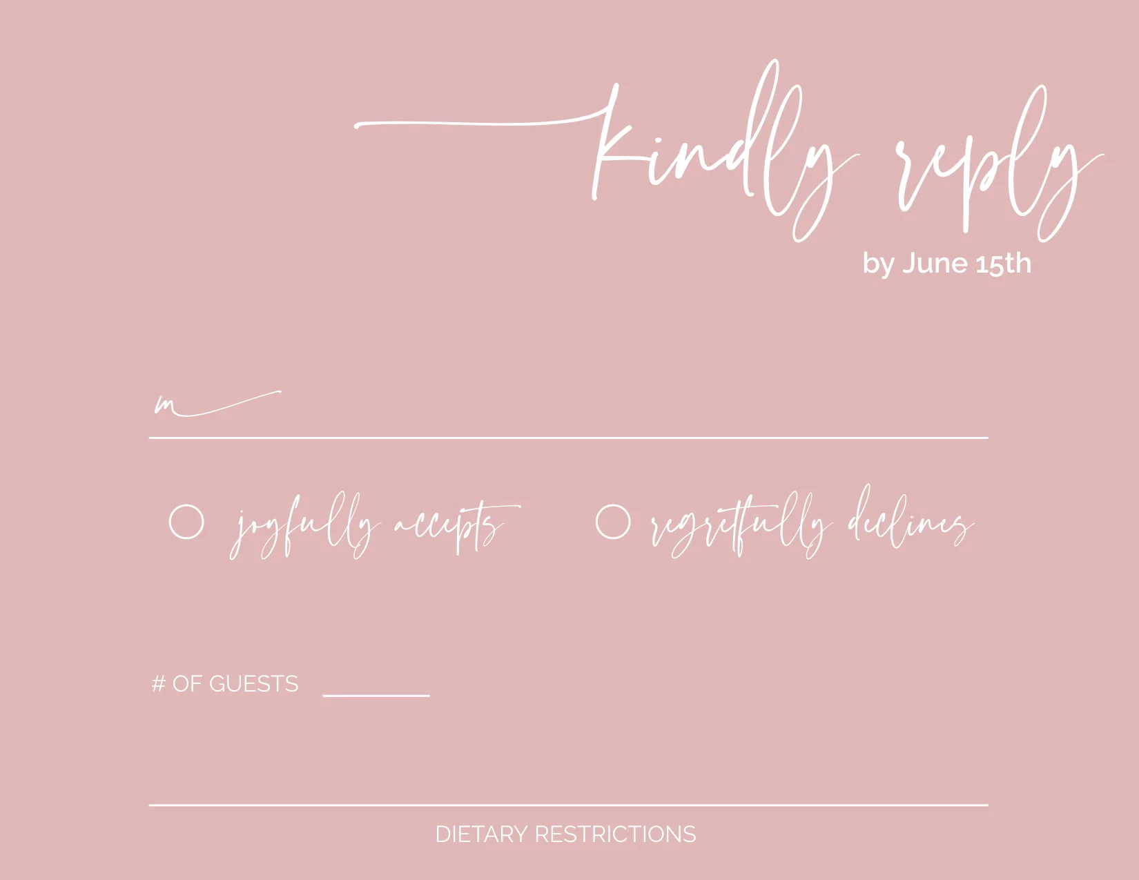 Boho Minimalist Invitation Suite Template - 025 - Image 7