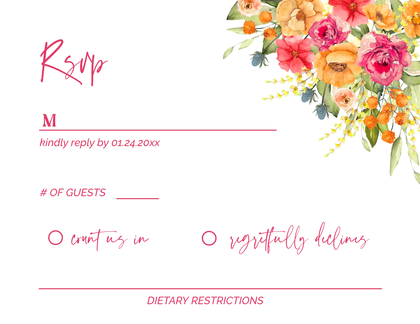 Bright and Cheerful Invitation Suite Template - 030 - Image 8