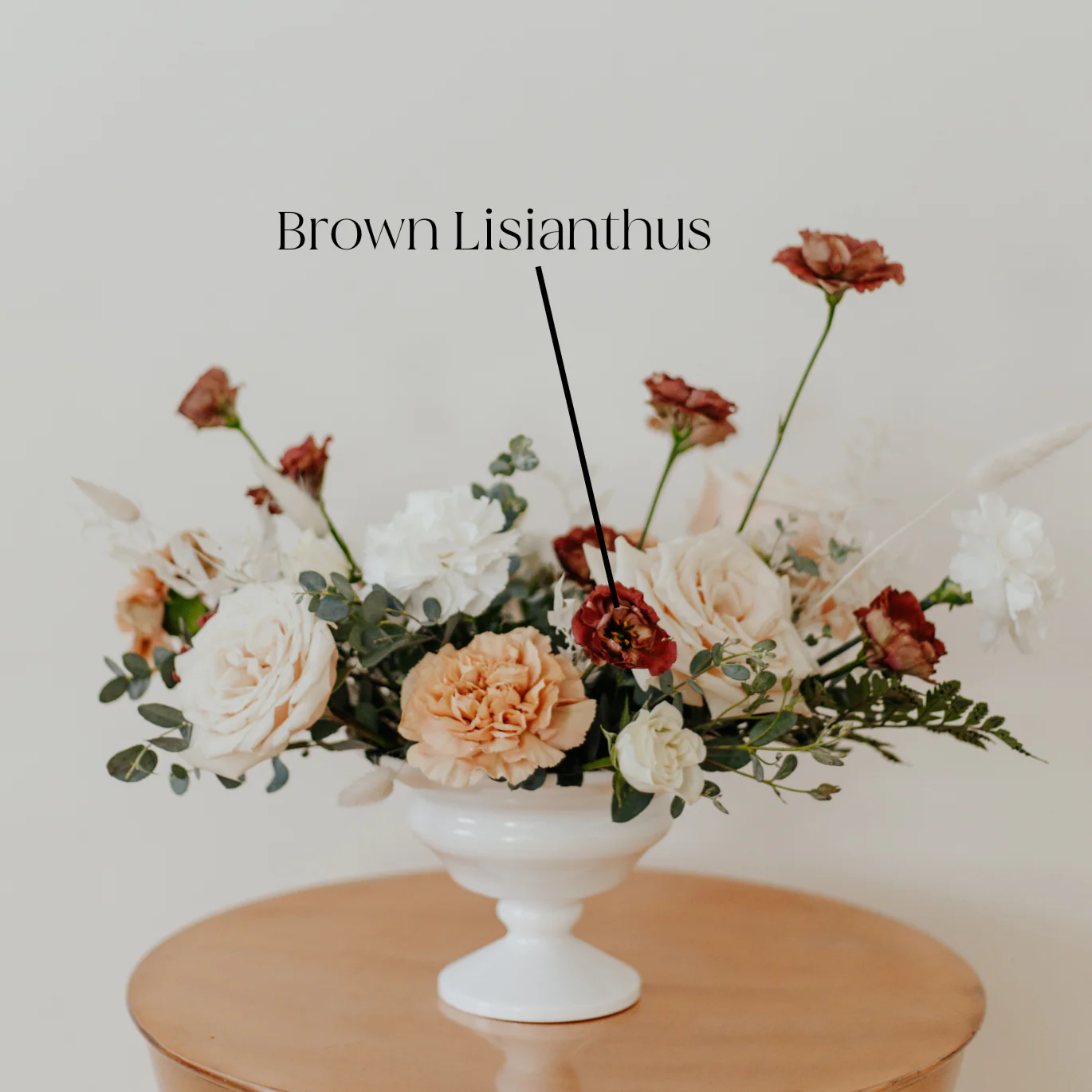 Brown Lisianthus Flower - Image 2