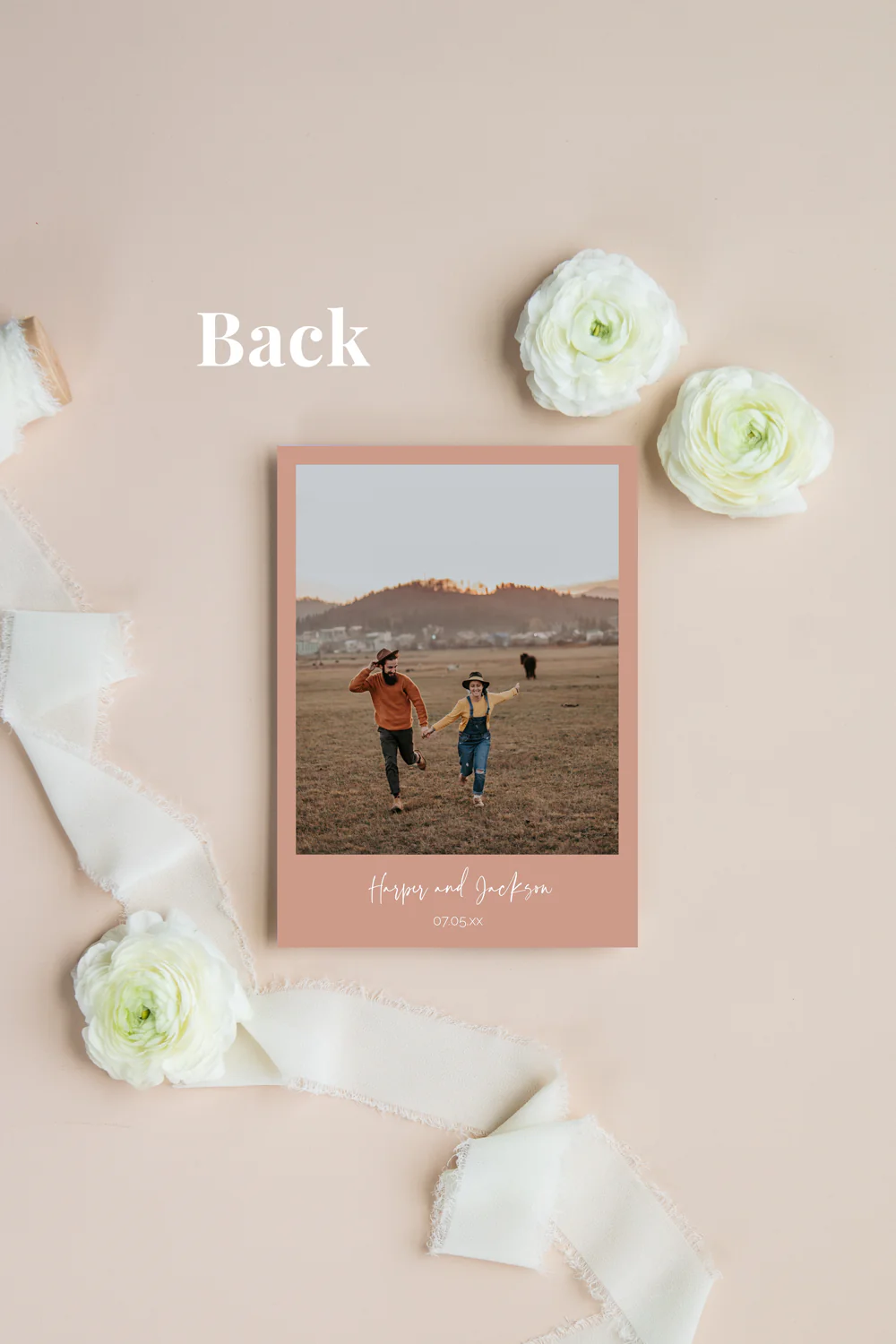 Canyon Rose Minimalist Invitation Suite Template - 025 - Image 4