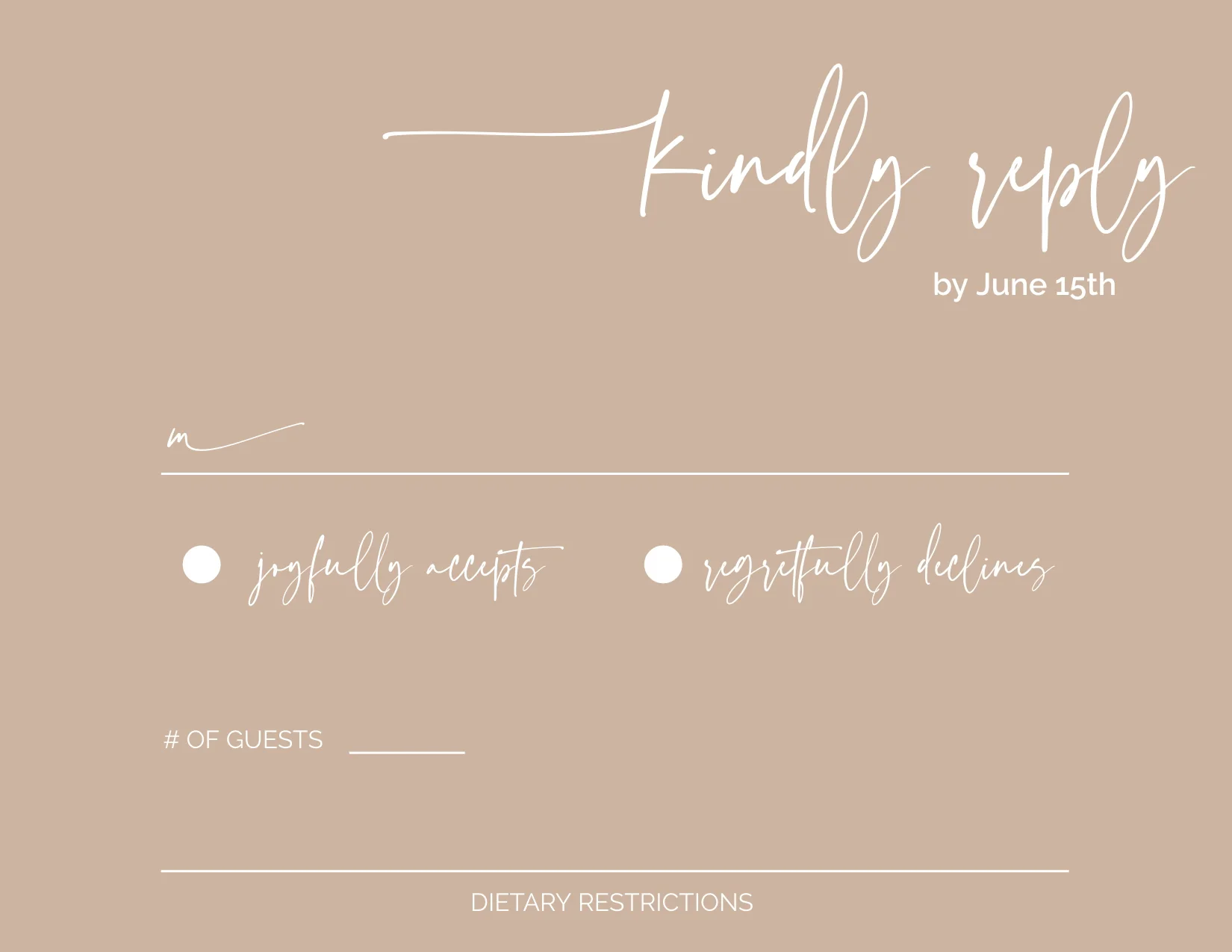 Canyon Rose Minimalist Invitation Suite Template - 025 - Image 7