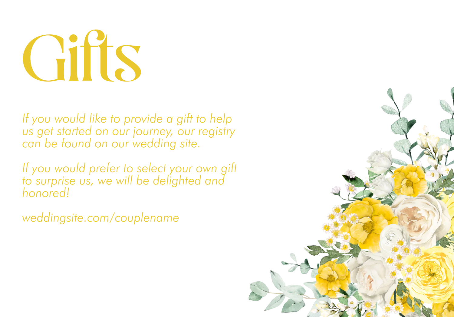 Citrine Invitation Suite Template - 030 - Image 8