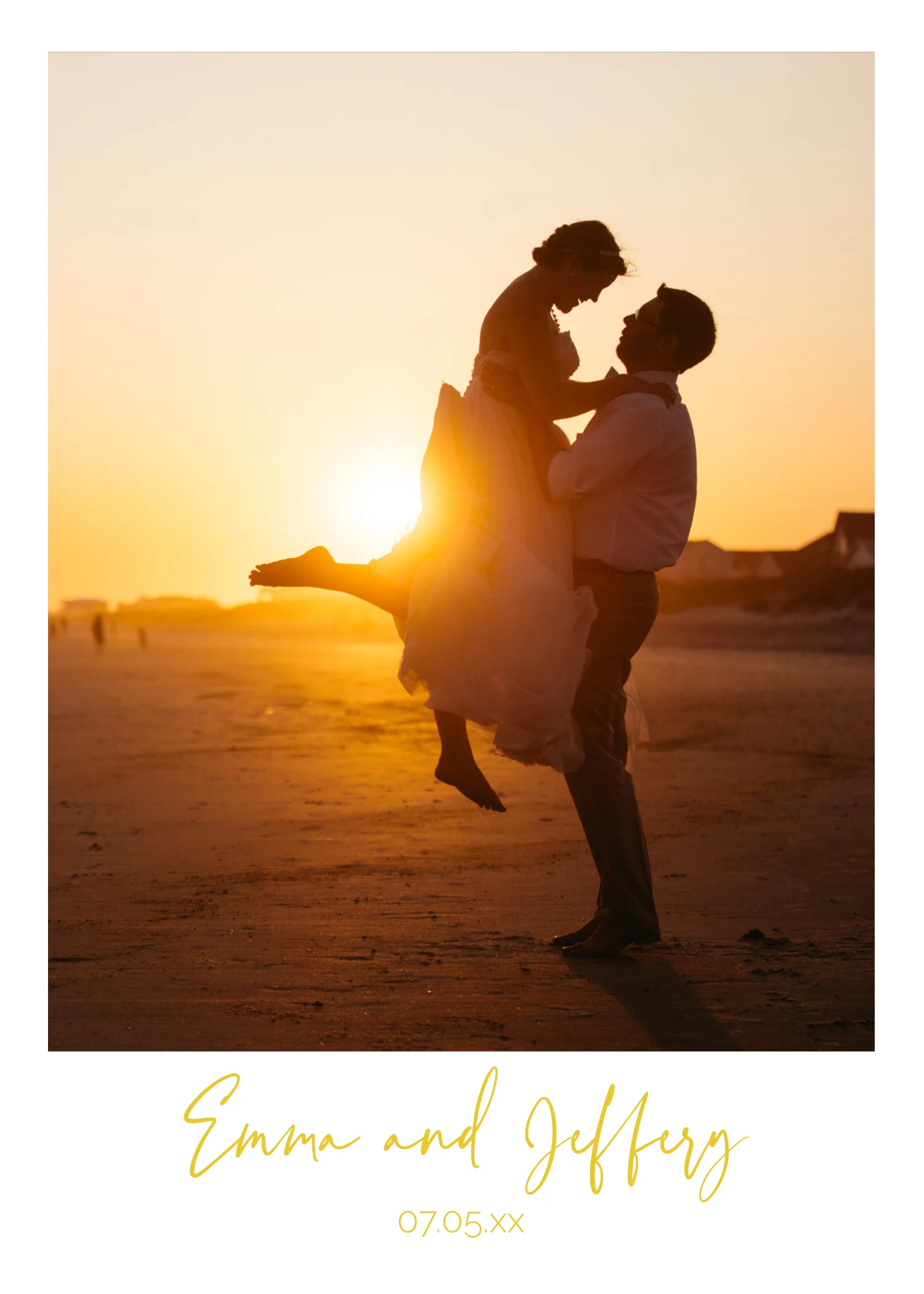 Citrine Minimalist Invitation Suite Template - 025 - Image 6