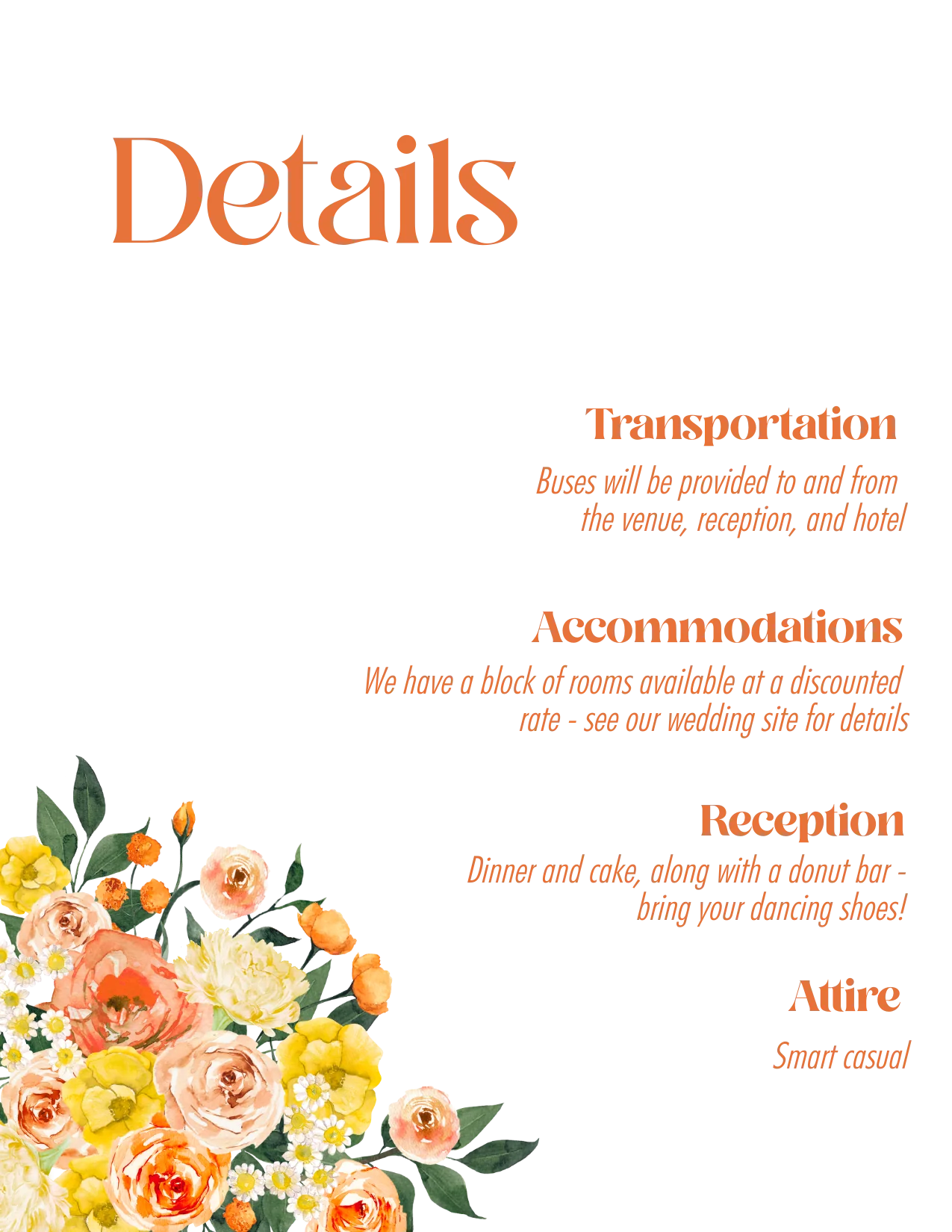 Citrus Crush Invitation Suite Template - 030 - Image 7