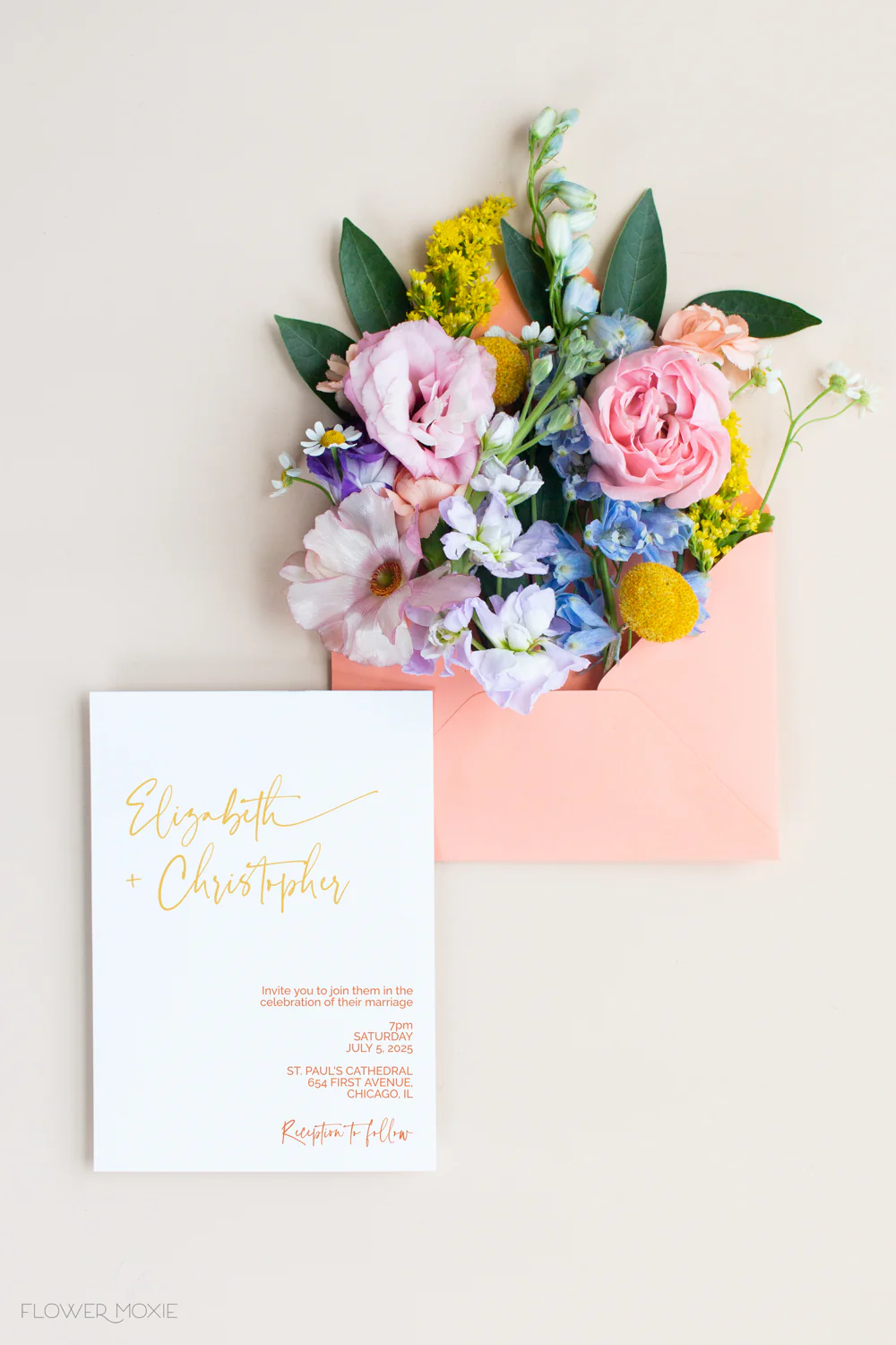 Citrus Crush Minimalist Invitation Suite Template - 025 - Image 3