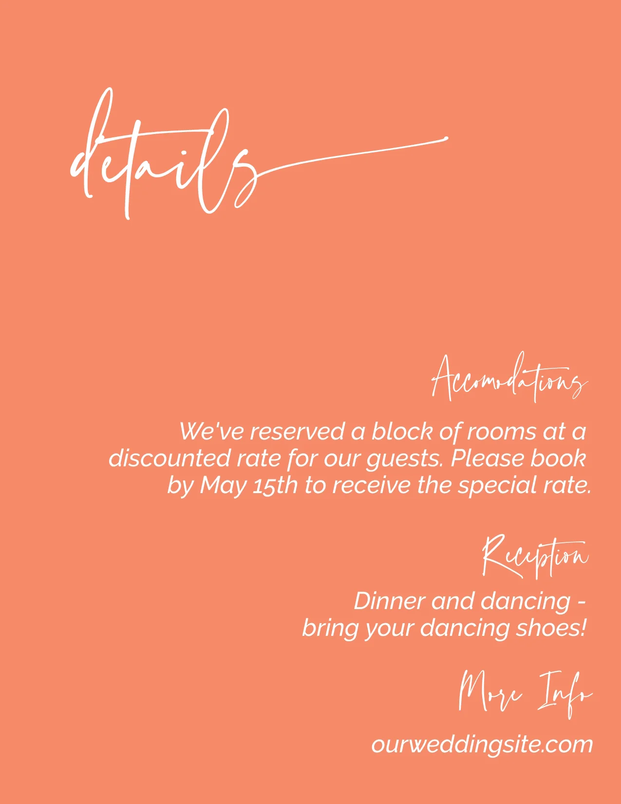 Citrus Crush Minimalist Invitation Suite Template - 025 - Image 7