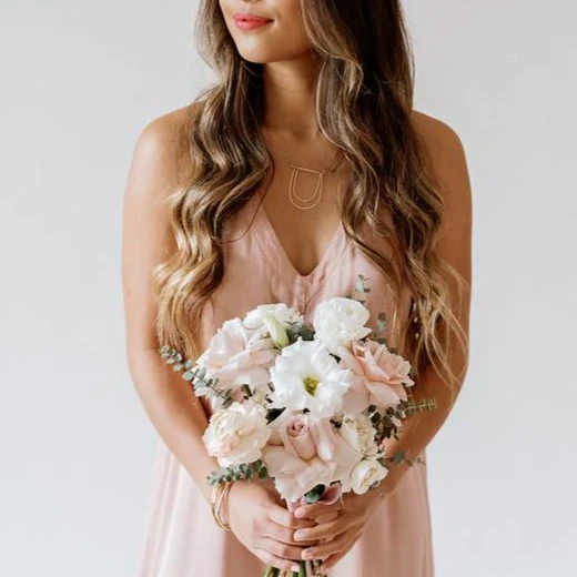 Dusty Rose and Cream Full DIY Bridesmaid Bouquets - Makes 5-6