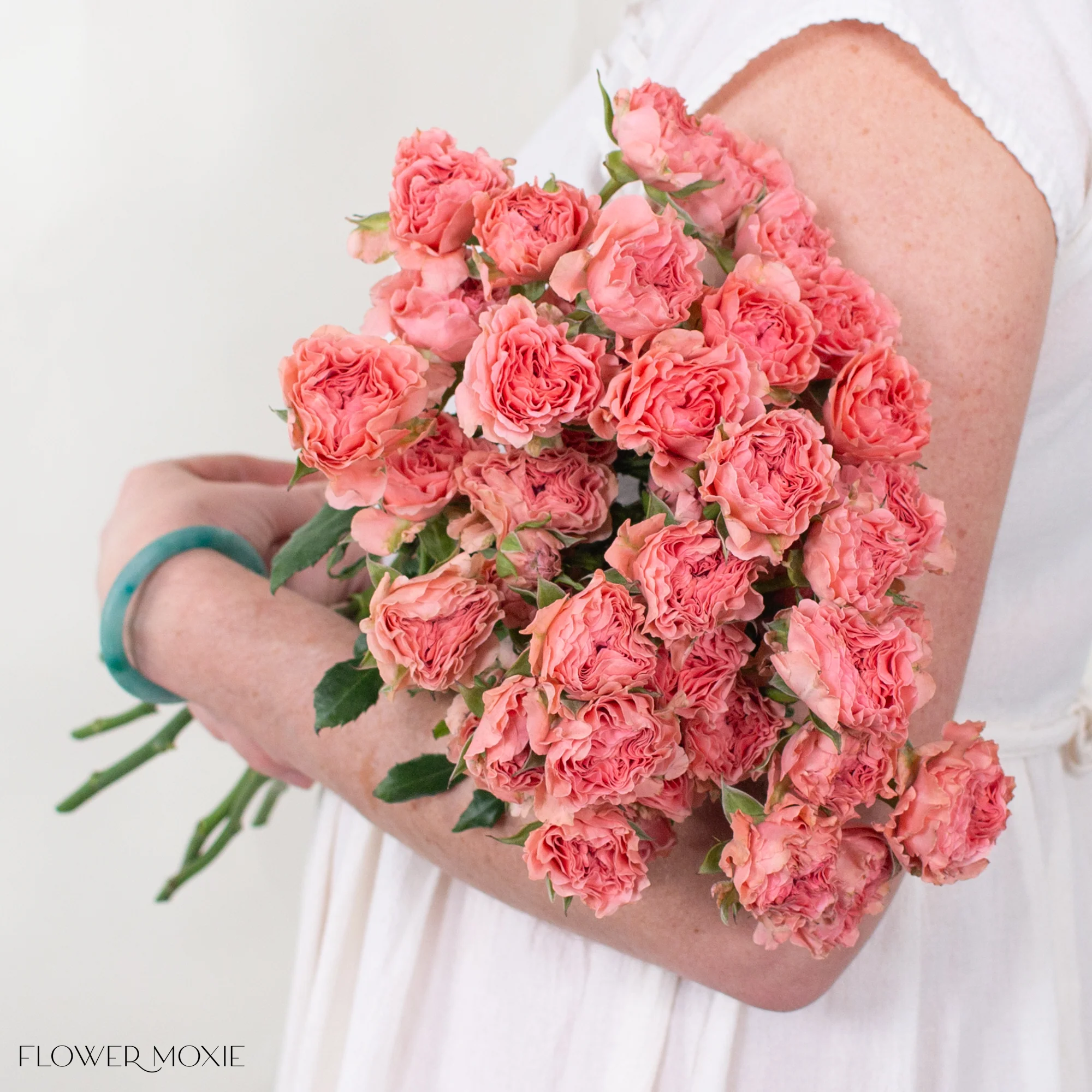 Coral Spray Roses - Image 4