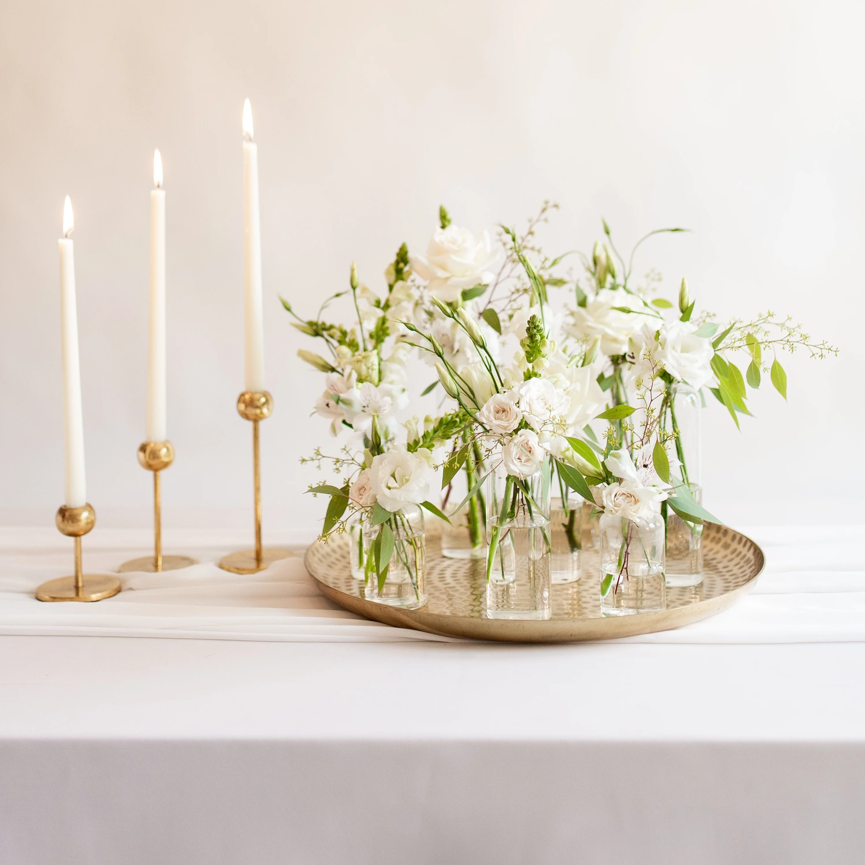 Cream and Sage Full DIY Centerpiece Kit - Makes 7-8 - Image 3