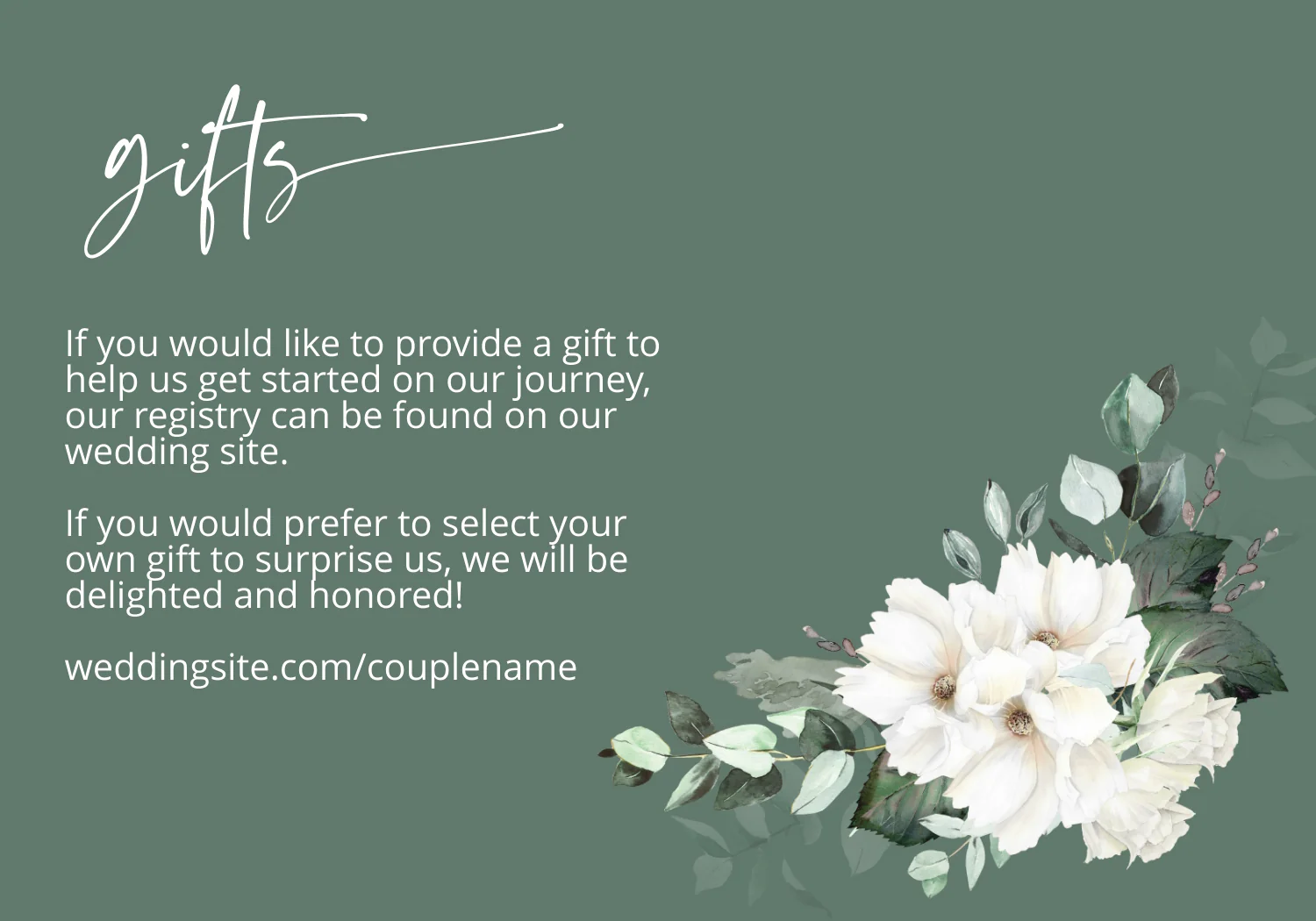 Cream and Sage Invitation Suite Template - 030 - Image 9