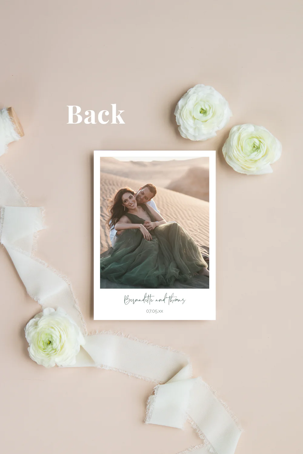Cream and Sage Minimalist Invitation Suite Template - 025 - Image 4
