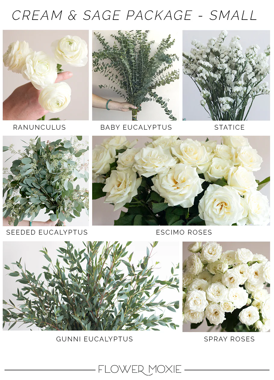 Cream and Sage Full DIY- Small Package - Image 3