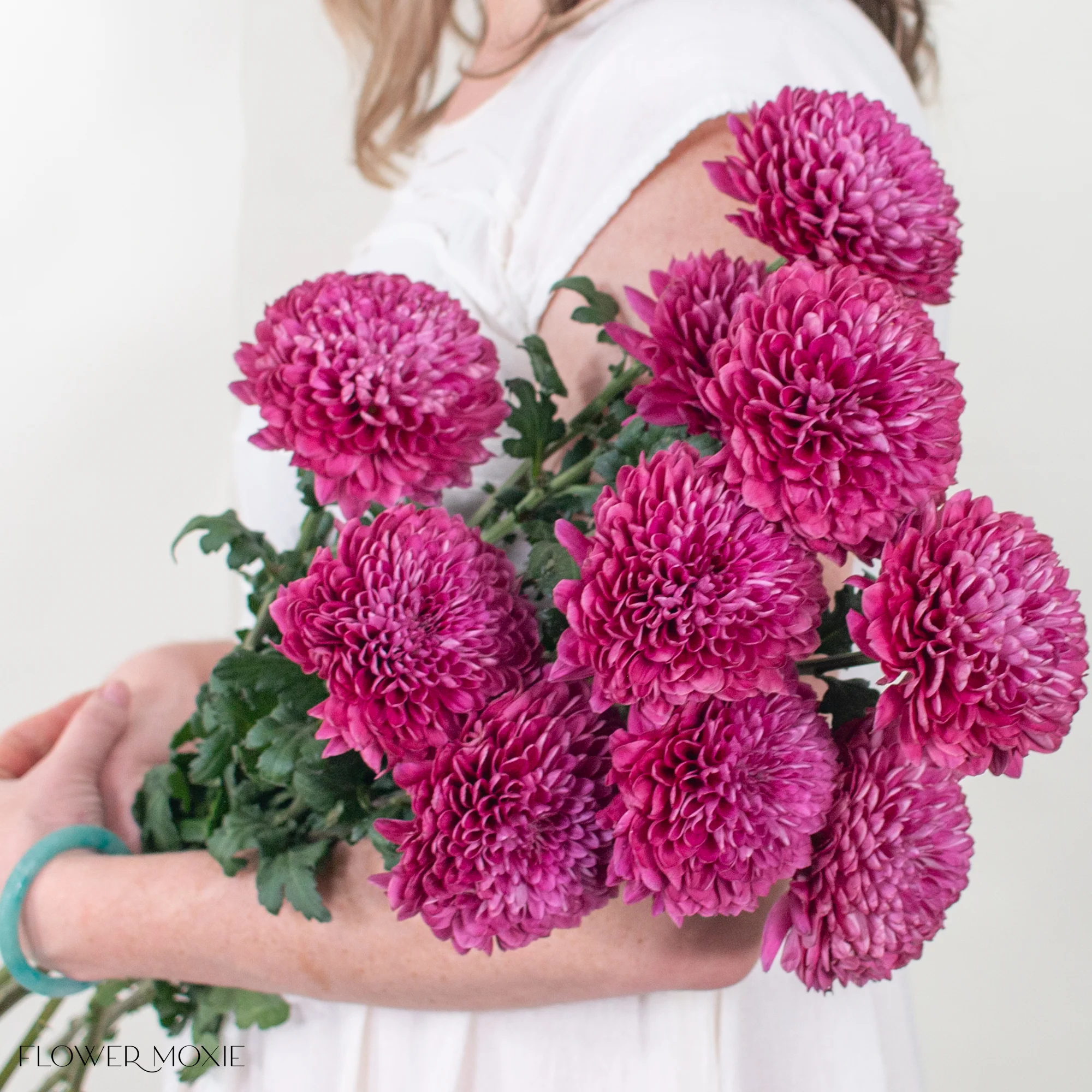 Deep Berry Ball Cremone Flower