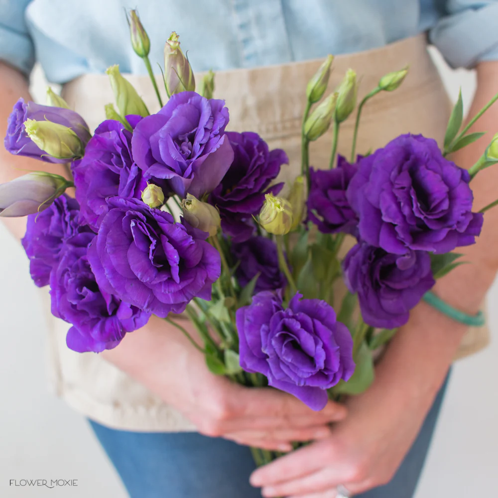 Deep Purple Lisianthus Flower - Image 8