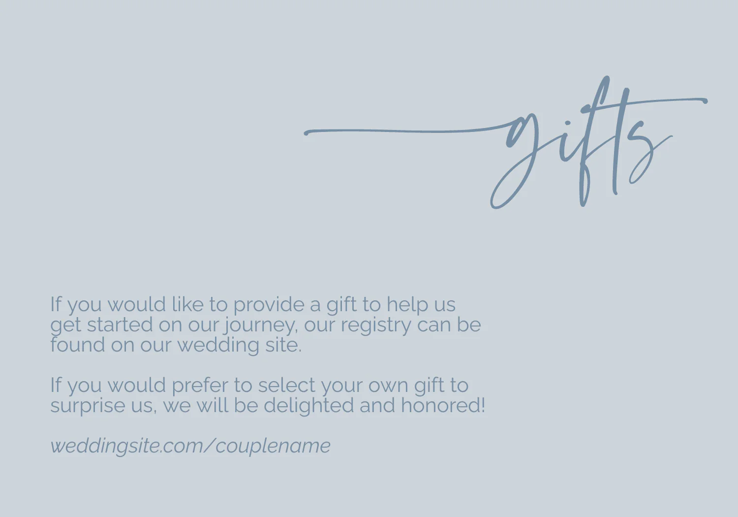 Dusty Blue and Cream Minimalist Invitation Suite Template - 025 - Image 9