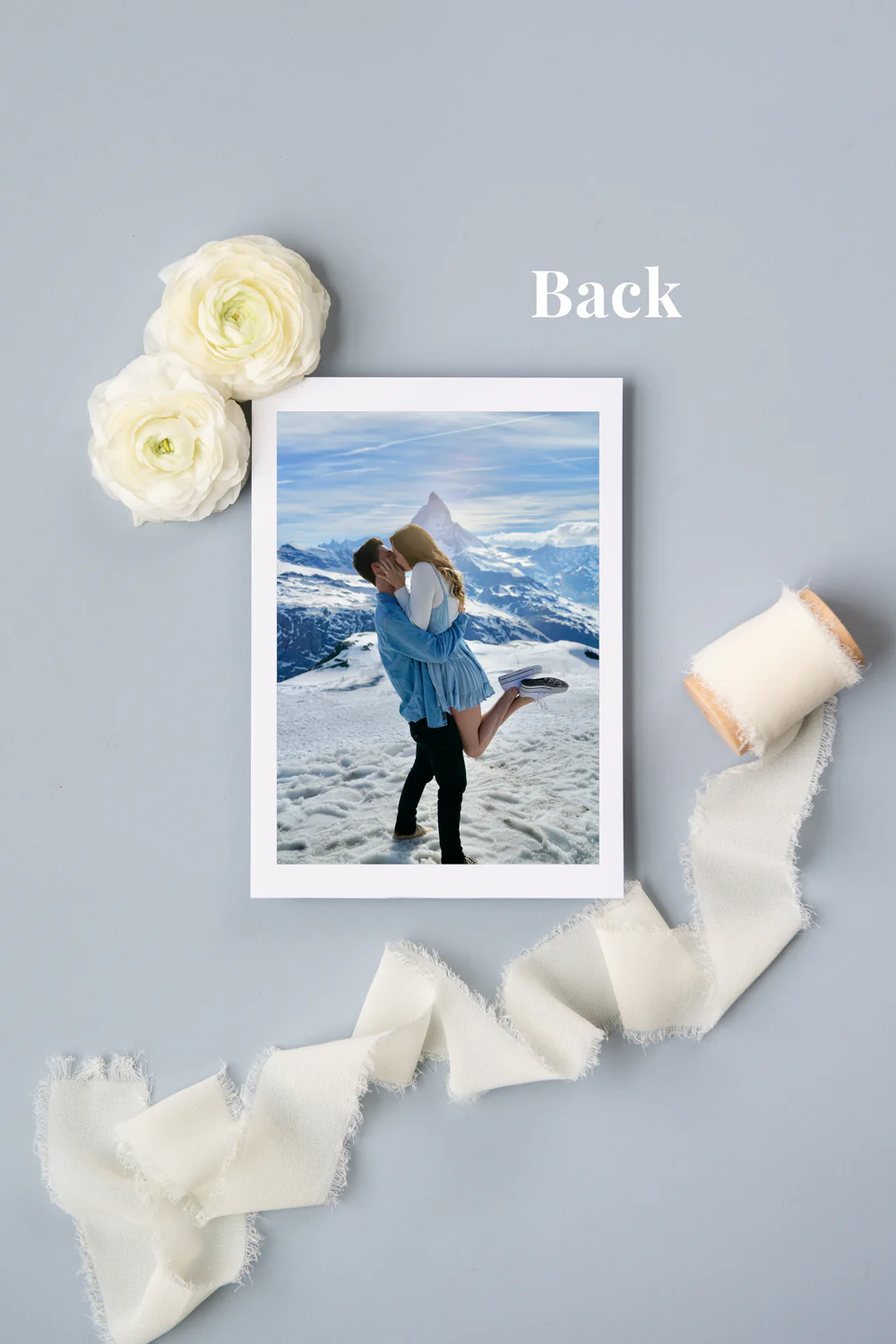 Dusty Blue and Cream Minimalist Invitation Suite Template - 026 - Image 4
