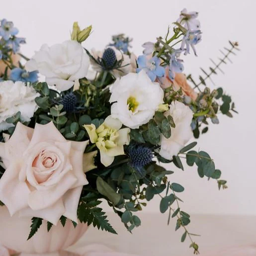 Dusty Blush and Blue Centerpiece Kit - Makes 7-8 - Image 2