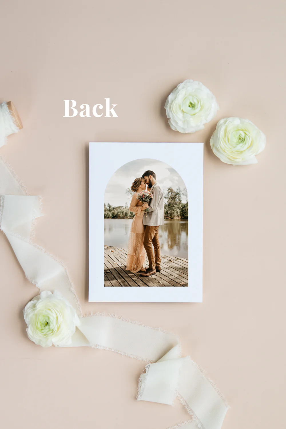 Dusty Blush and Dusty Rose Invitation Suite Template - Arch - Image 4