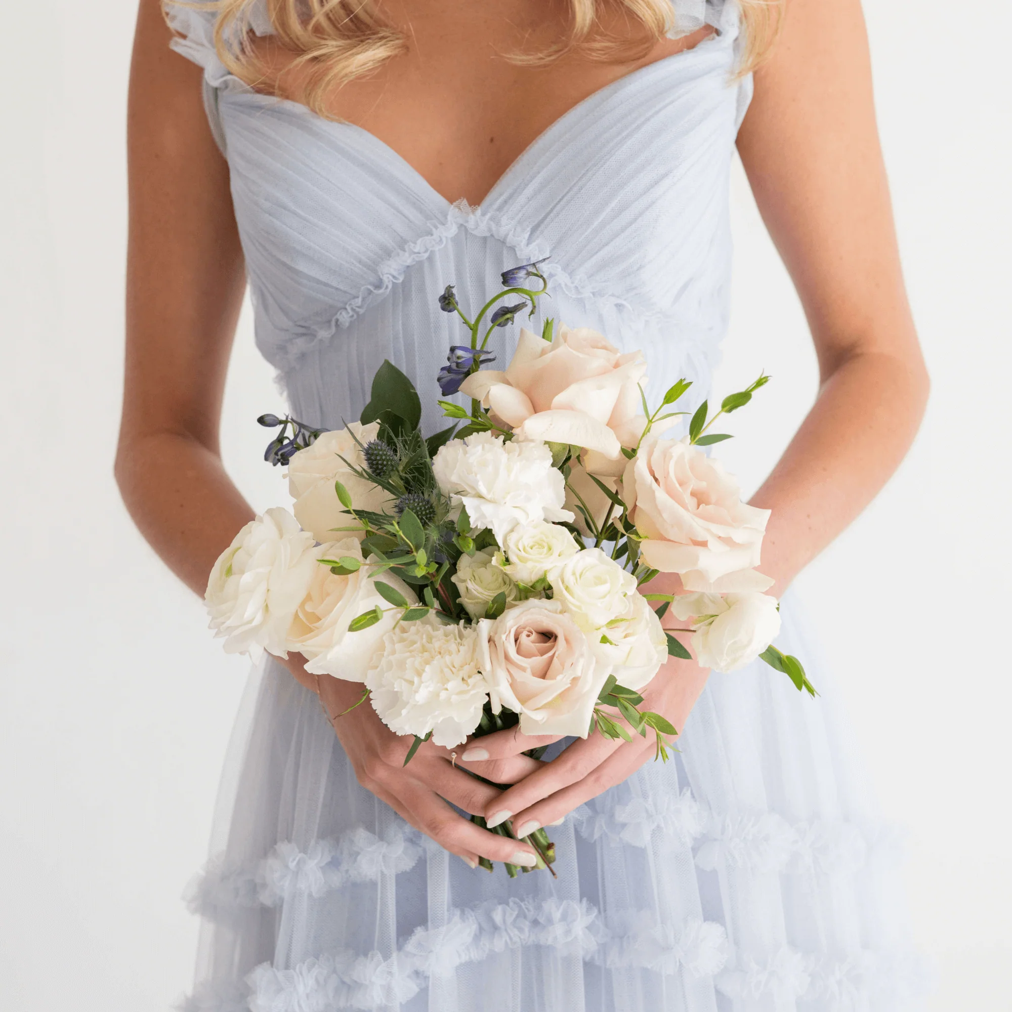 Dusty Blush and Blue Premade Plus - 6 Maids