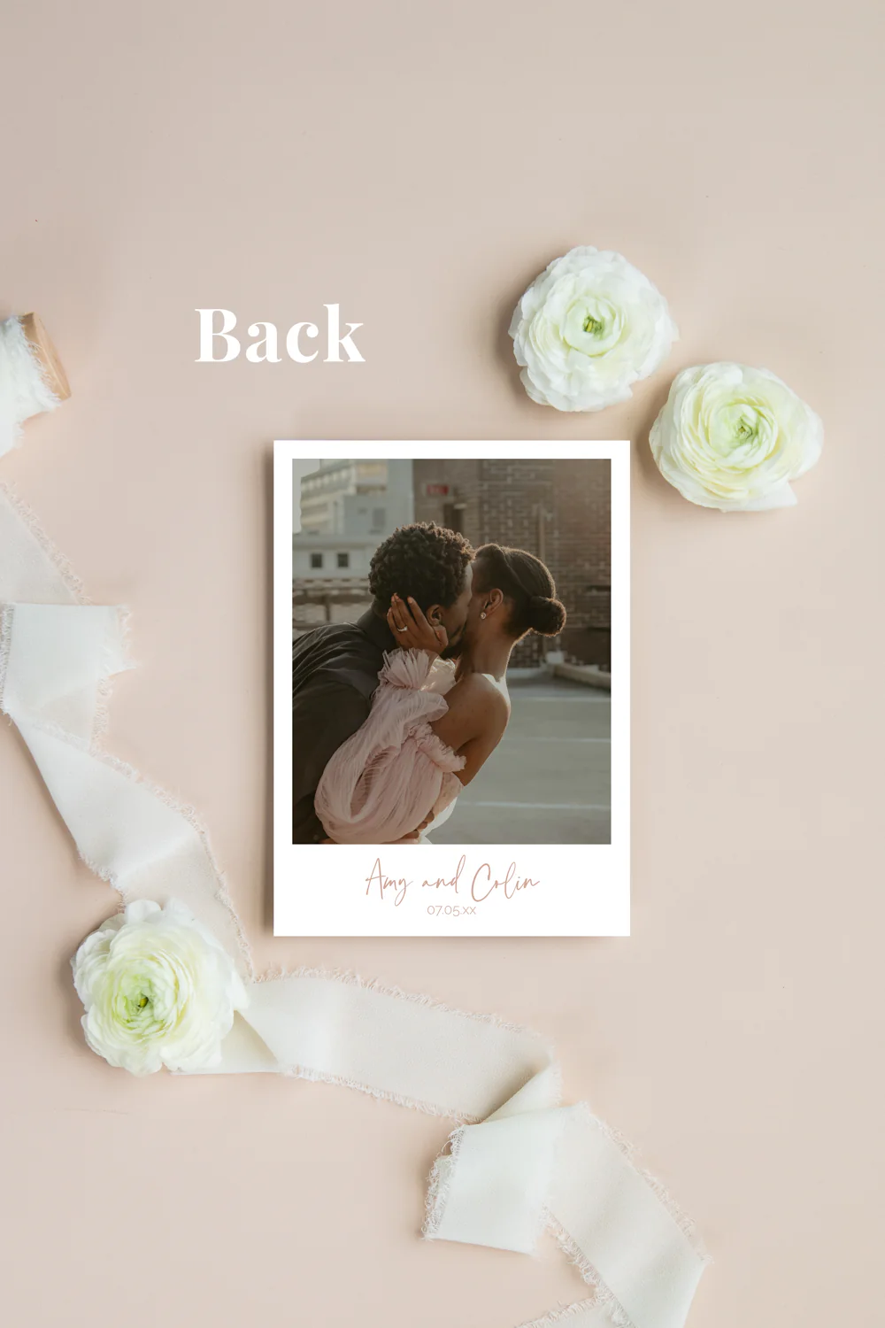 Dusty Rose and Cream Minimalist Invitation Suite Template - 025 - Image 4