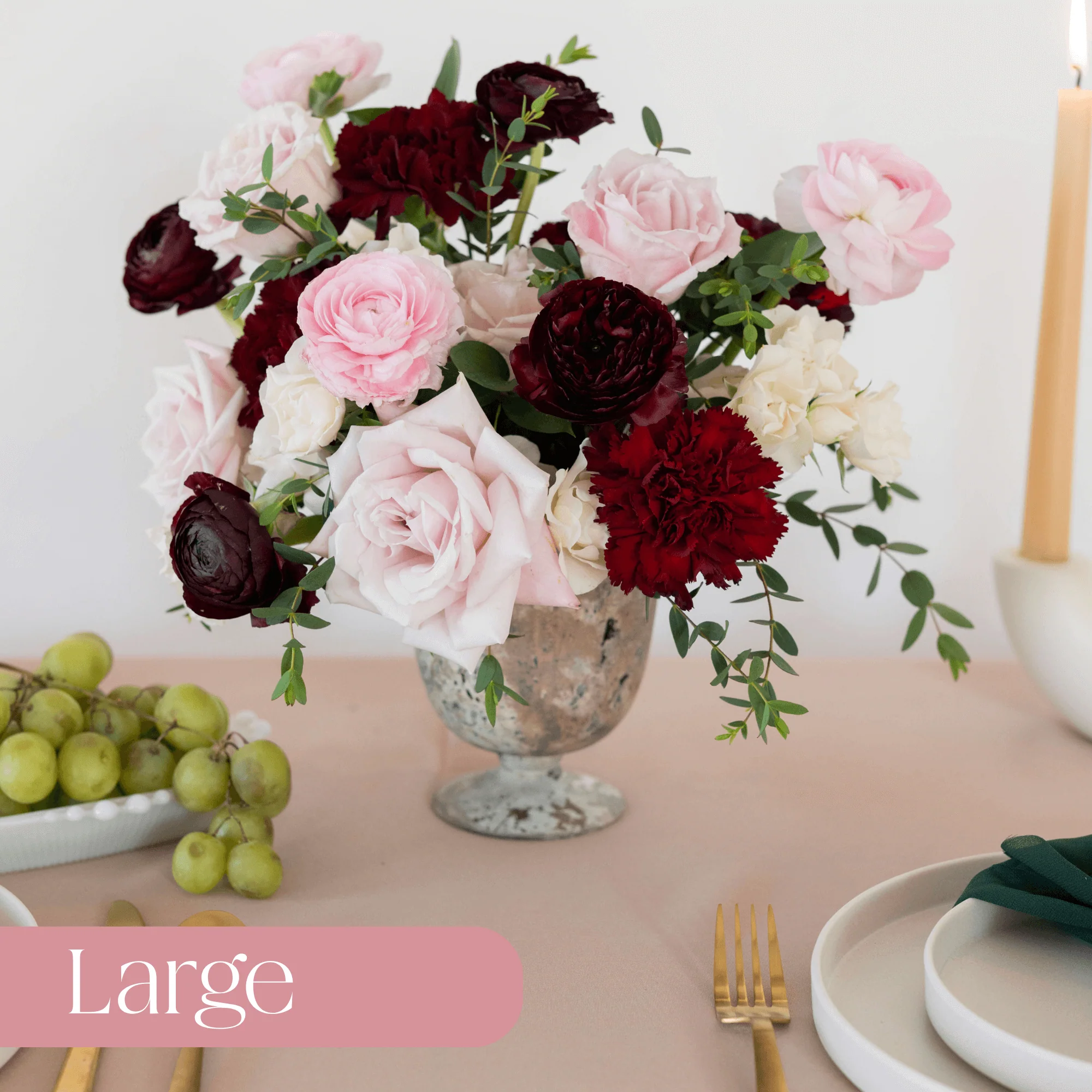 Dusty Rose and Marsala Premade Plus - Large