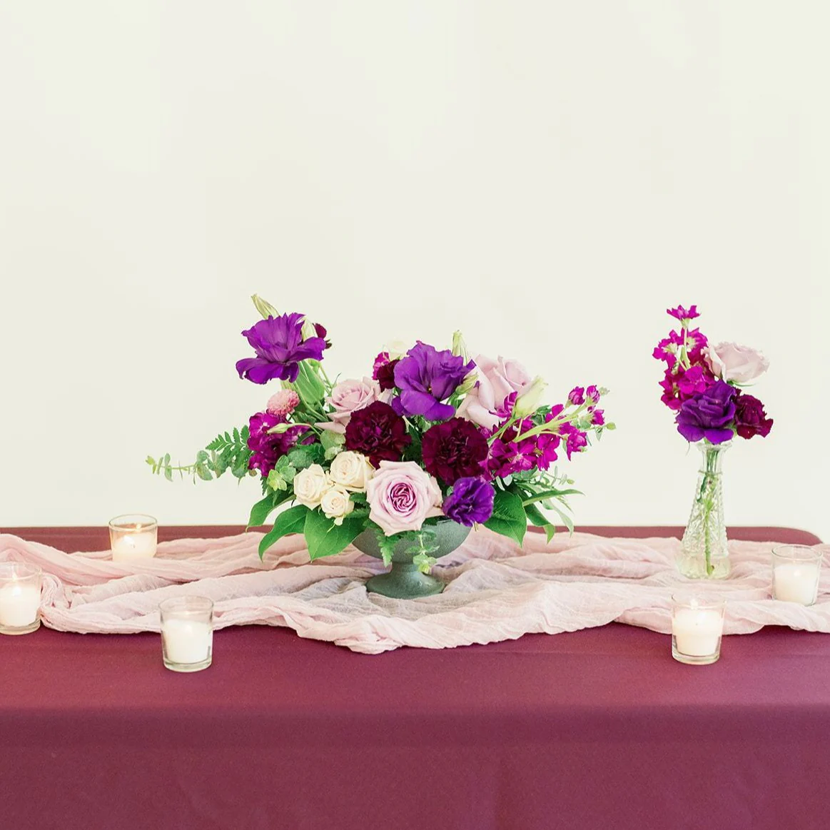Eggplant and Lavender Full DIY Centerpiece Kit - Makes 7-8 - Image 2