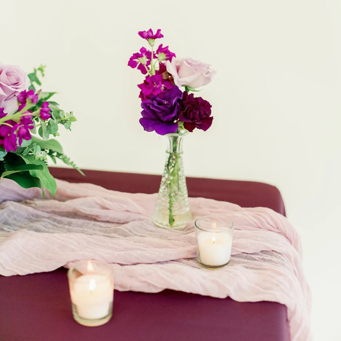 Eggplant and Lavender Full DIY Centerpiece Kit - Makes 7-8 - Image 3