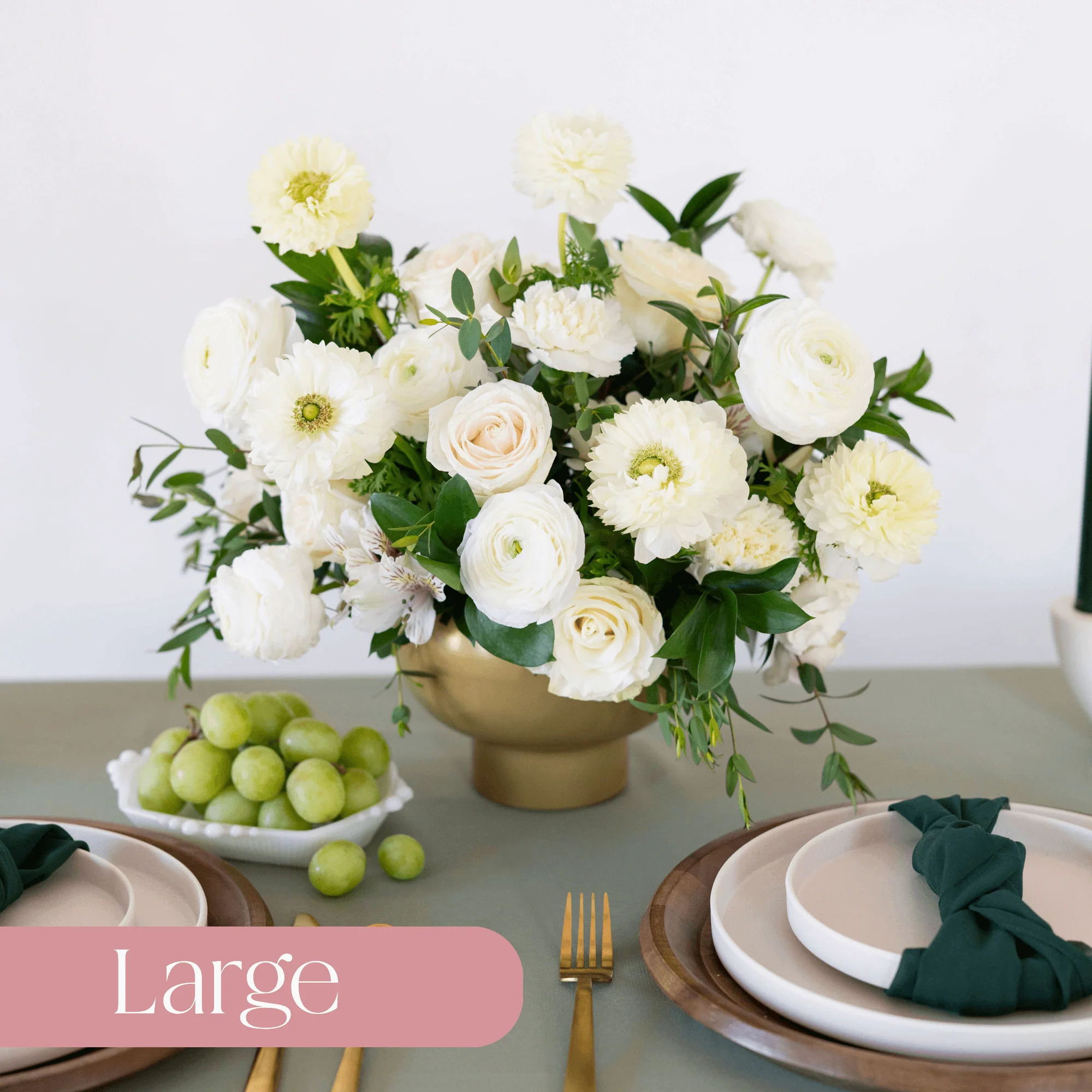 Emerald and Cream Premade  Plus - Large