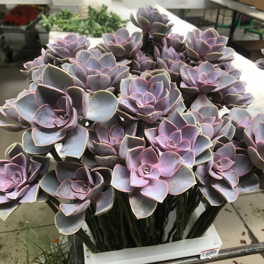 Green Succulent Flower - Image 4