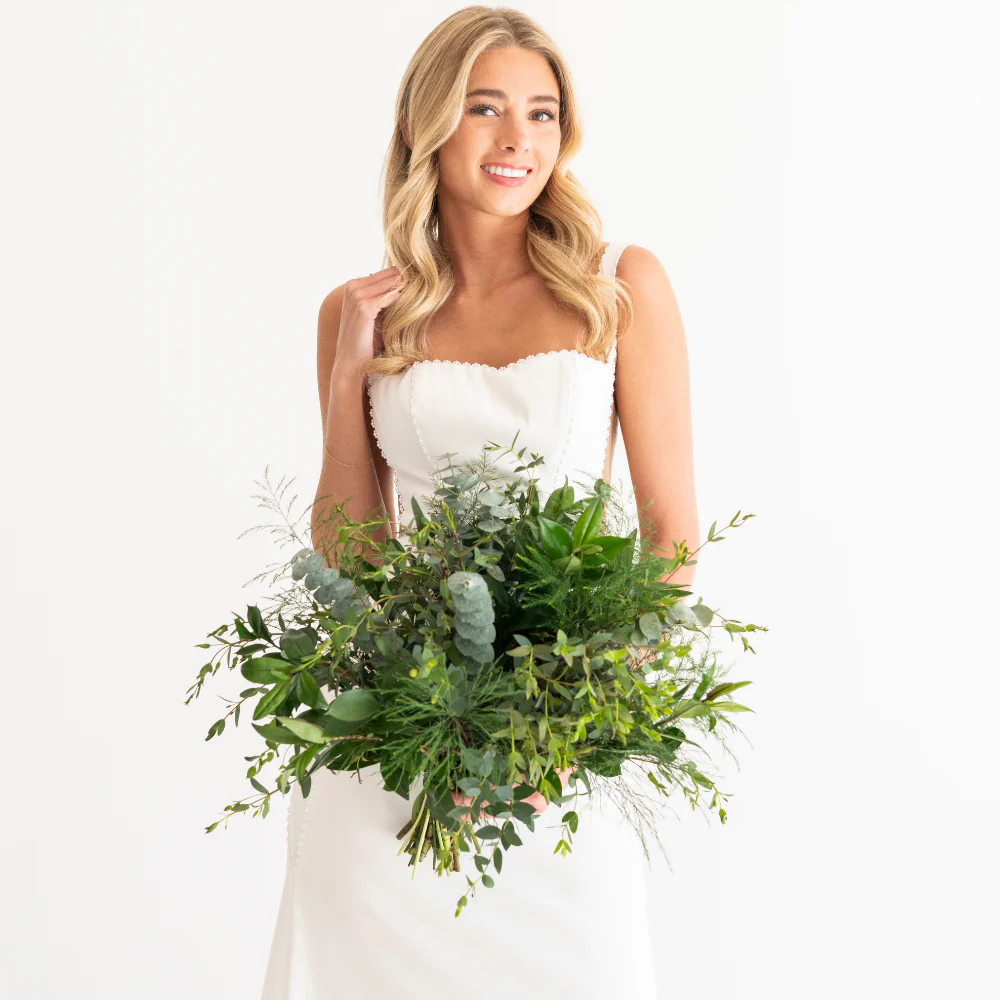 Evergreen Bridal Bouquet