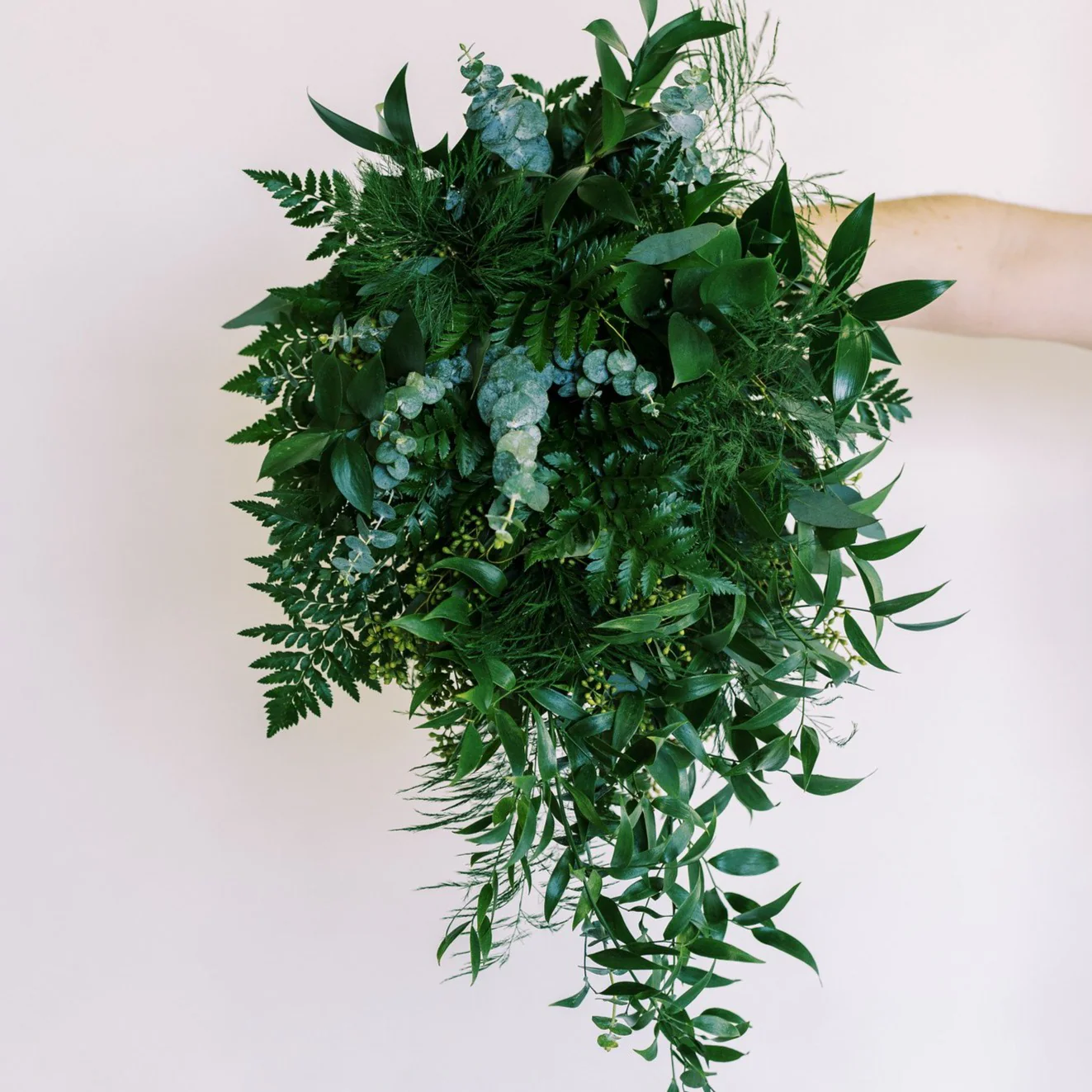Greenery Only Full DIY Bridal and 4-5 Bridesmaid Bouquets - Image 4