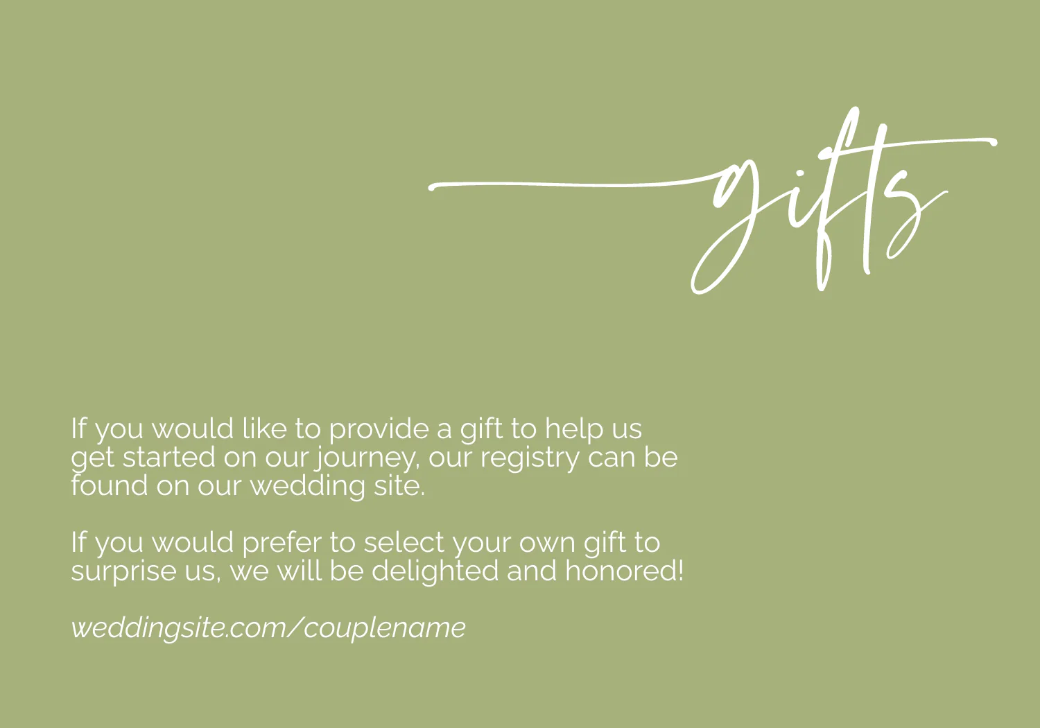 Greenery Only Minimalist Invitation Suite Template - 025 - Image 9