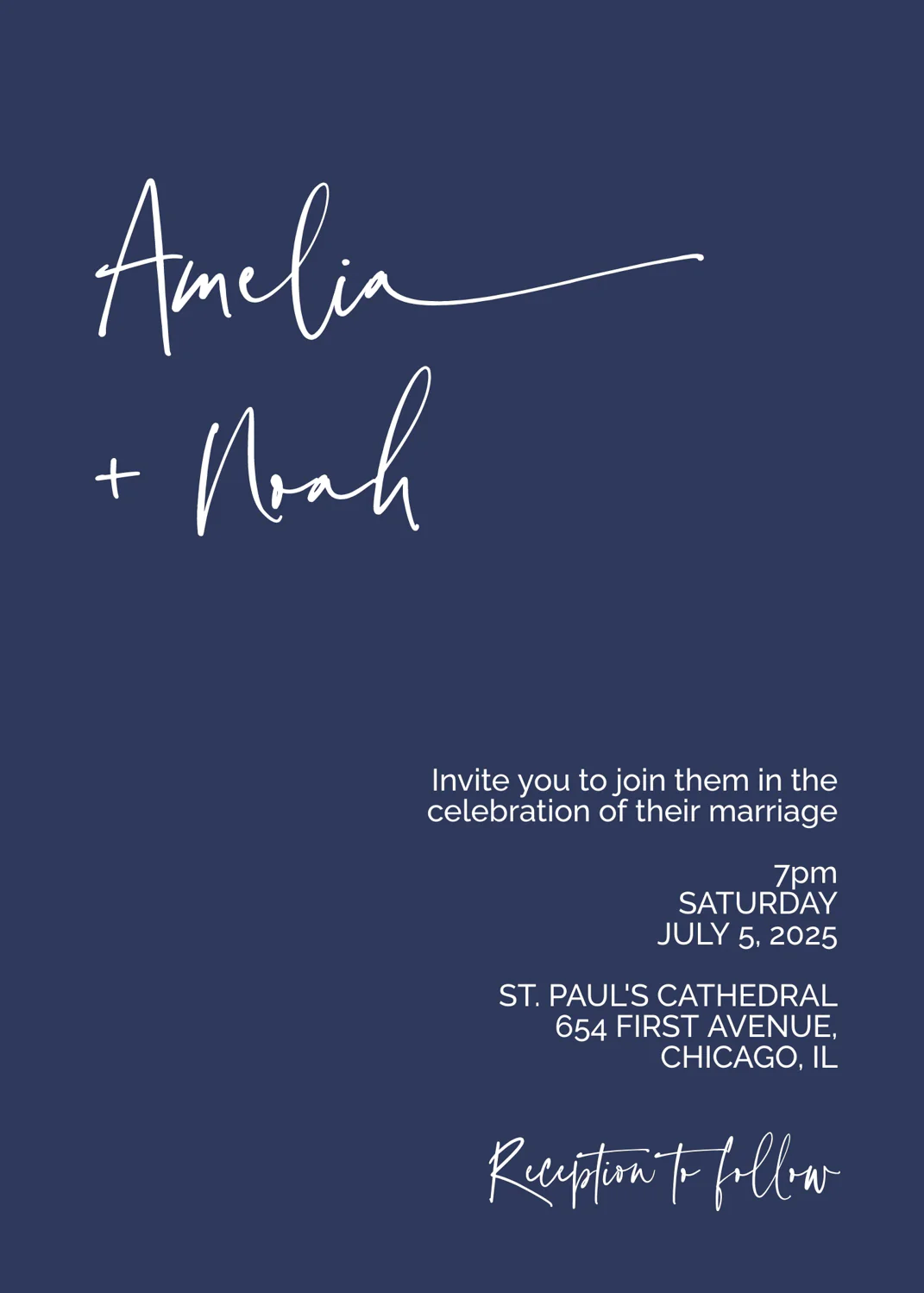 Jewel Tones Minimalist Invitation Suite Template - 025 - Image 6