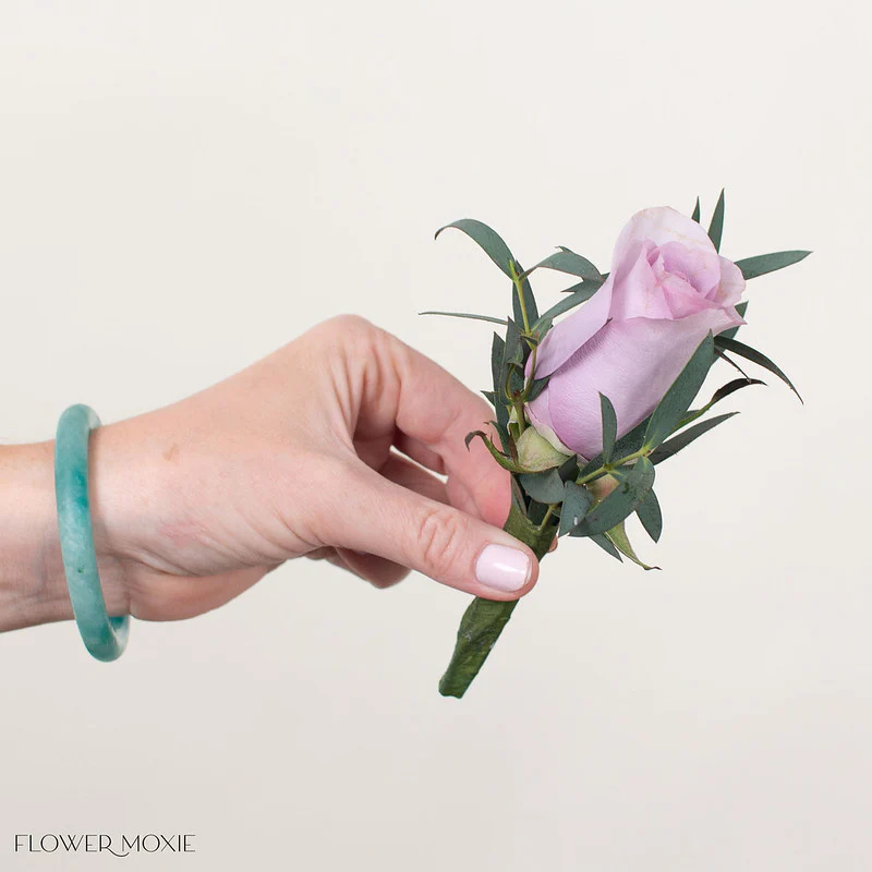 Classic Lavender Premade Boutonnieres - Image 3