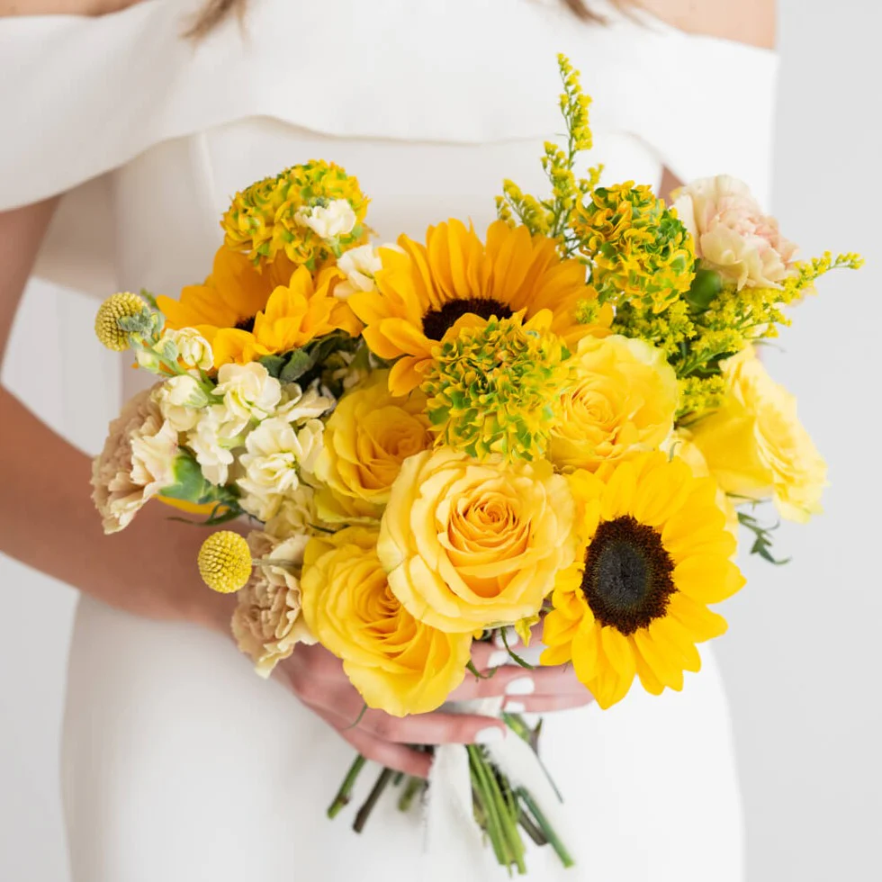 Lemon Sunshine Bridal Bouquet